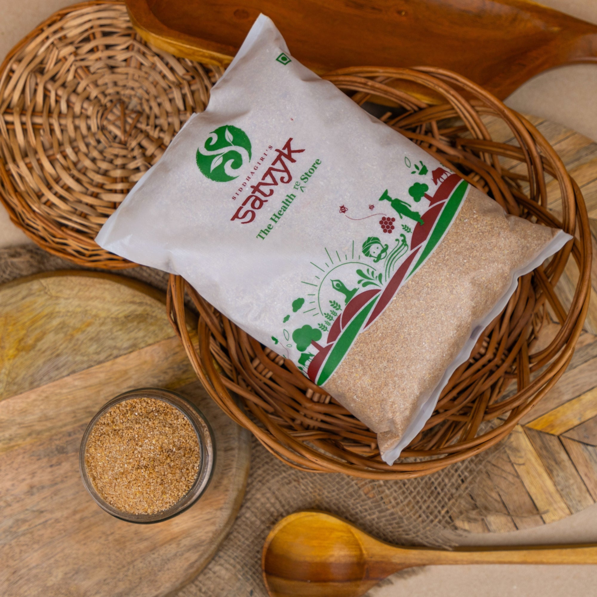 Organic Wheat Daliya| A Healthy breakfast choice |  Wheat Dalia |  gehu daliya | Cracked Wheat | Broken  Wheat |Non GMO |Vegan