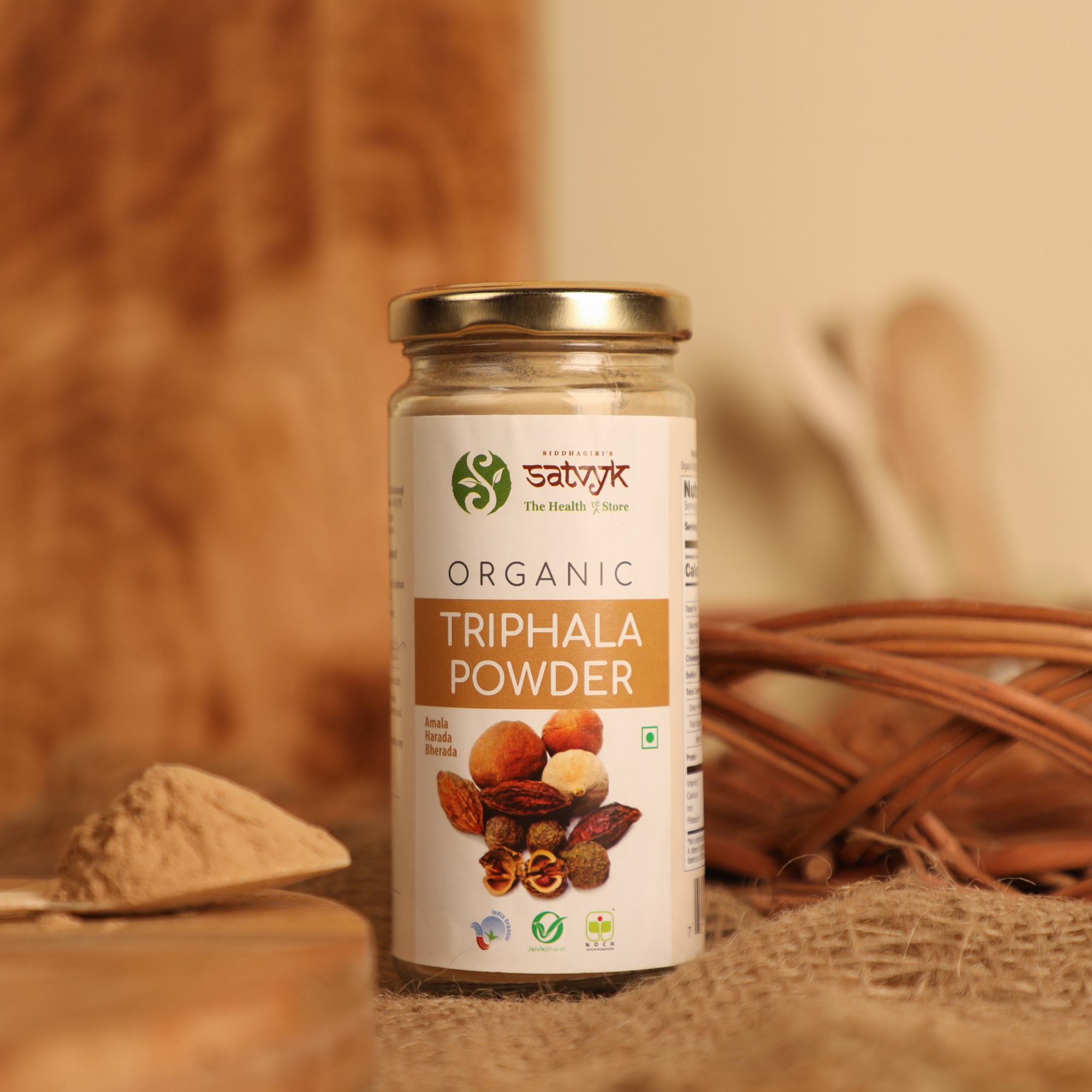 Triphala Powder | Digestive Tonic | Detox Blend of Amla, Haritaki & Bibhitaki | Gentle Daily Support