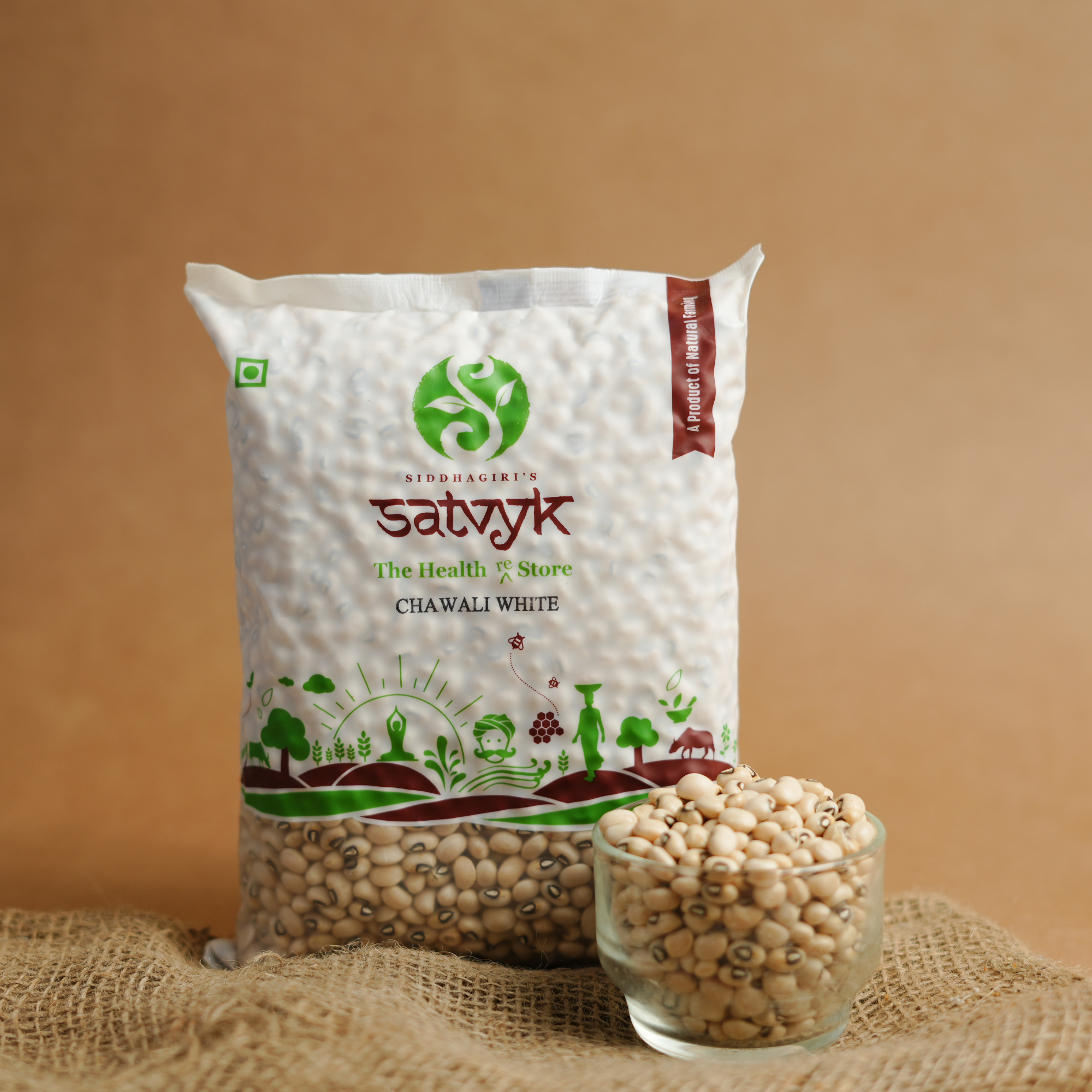 White Chawli (Cowpea) | Protein & Fiber-Rich | Unpolished & Light on Digestion | Perfect for Curries & Stir-Fries