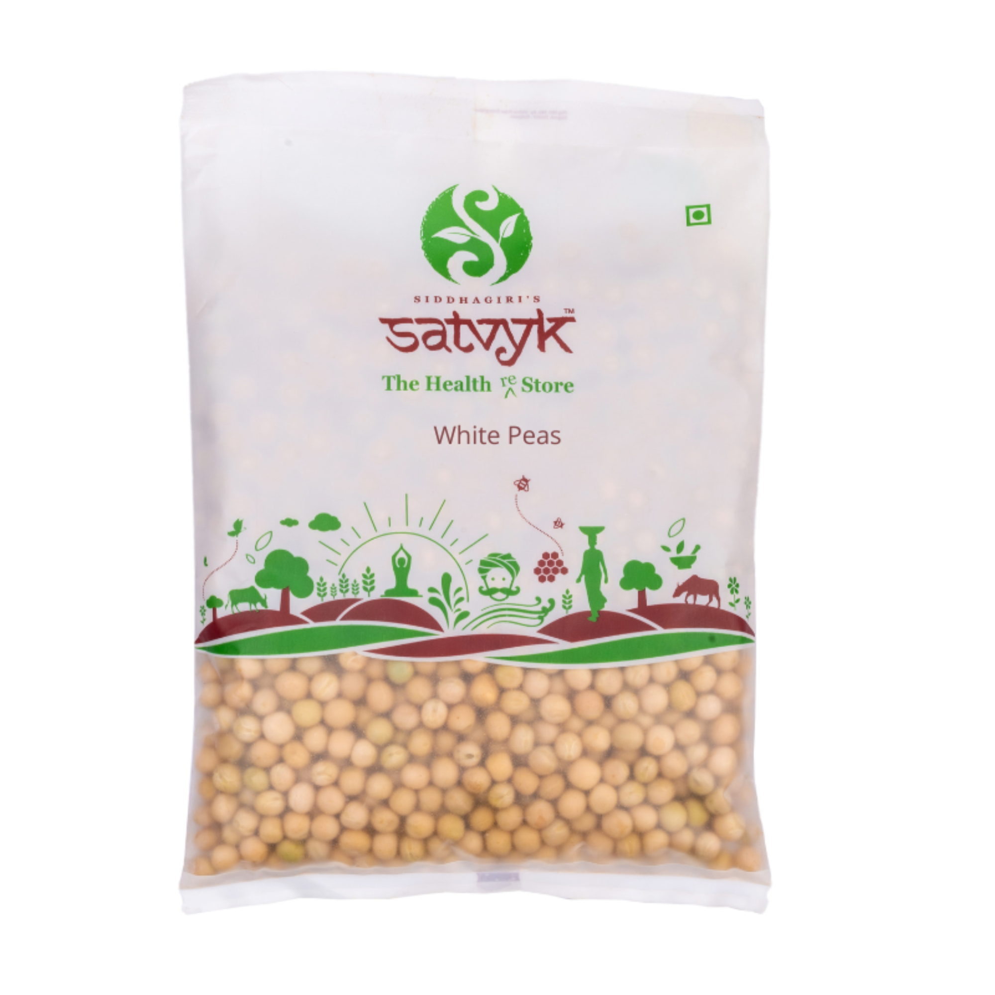 White Peas | Safed Vatana | Protein & Fiber-Rich | Ideal for Curries, Ragda & Snacks | Unpolished & Naturally Dried