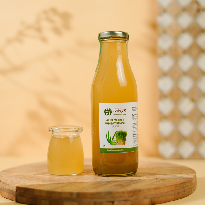 Aloe Vera Wheatgrass Juice | Detox & Immunity Tonic | Natural Health Booster