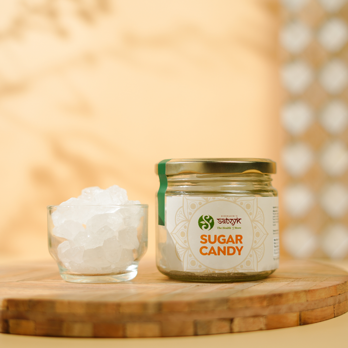 Sugar Candy (Mishri) | Traditional Rock Sugar | Cooling & Soothing | Ideal for Digestion, Cough & Mouth Freshener