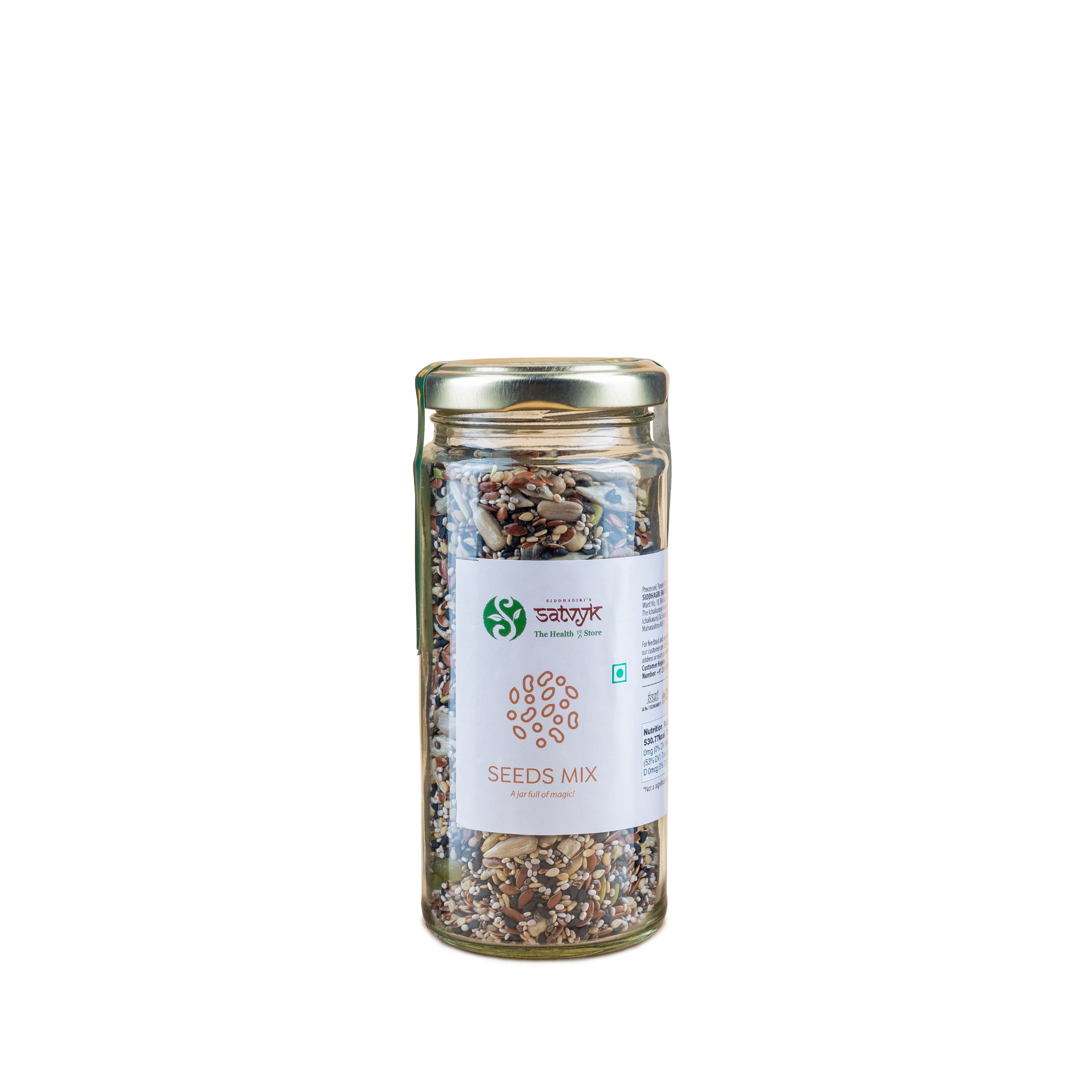 Seeds Mix | High Protein & Omega-3 Blend | Energy-Boosting & Heart-Healthy | Ideal for Snacking, Salads & Smoothies