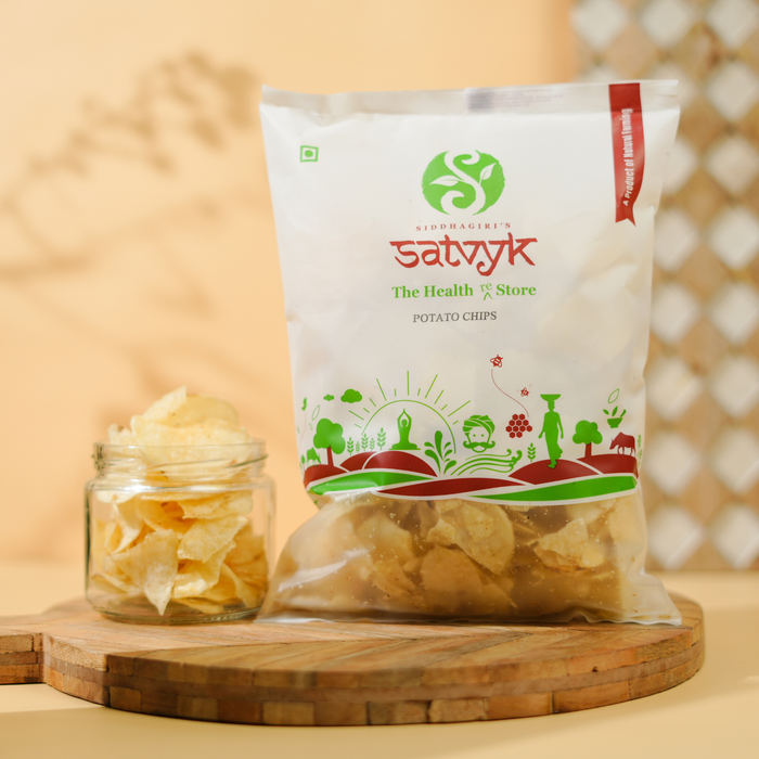 Potato Chips | Classic Salted Crunch | No Preservatives | Clean Snack for All Ages