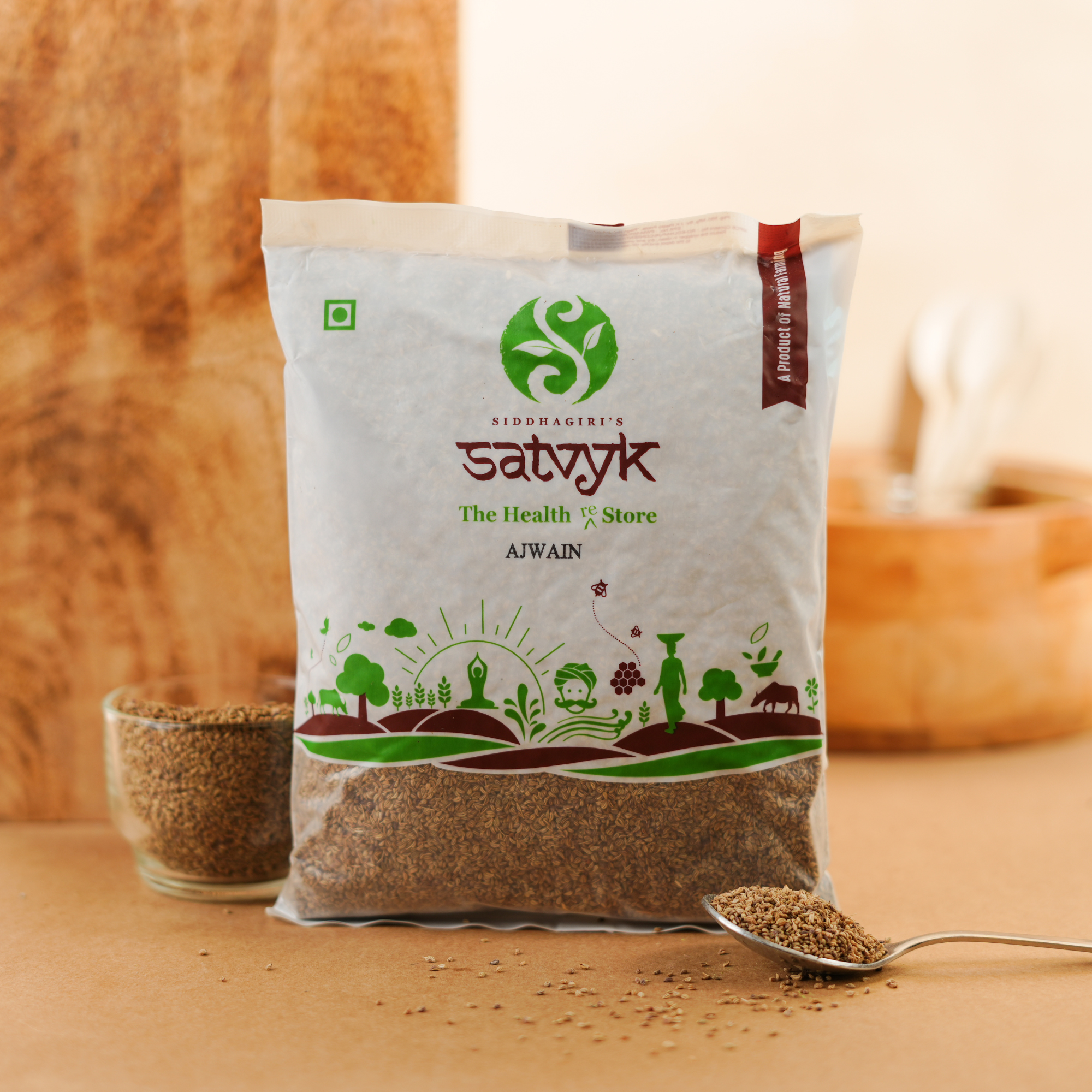 Carom Seeds (Ajwain) | Digestive Spice | Strong Aroma | Ideal for Indian Snacks & Tadka | Naturally Sourced