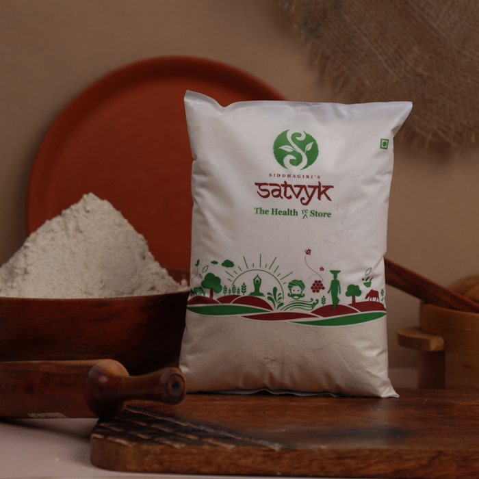 Amaranthus Flour | Rajgira Atta | Amaranth Flour | Upwas Atta | Stone-grounded Amaranth Flour | Gluten-free flour | Nutrient-rich, Non GMO | Vrat ka Atta | Satvyk Amaranth Flour