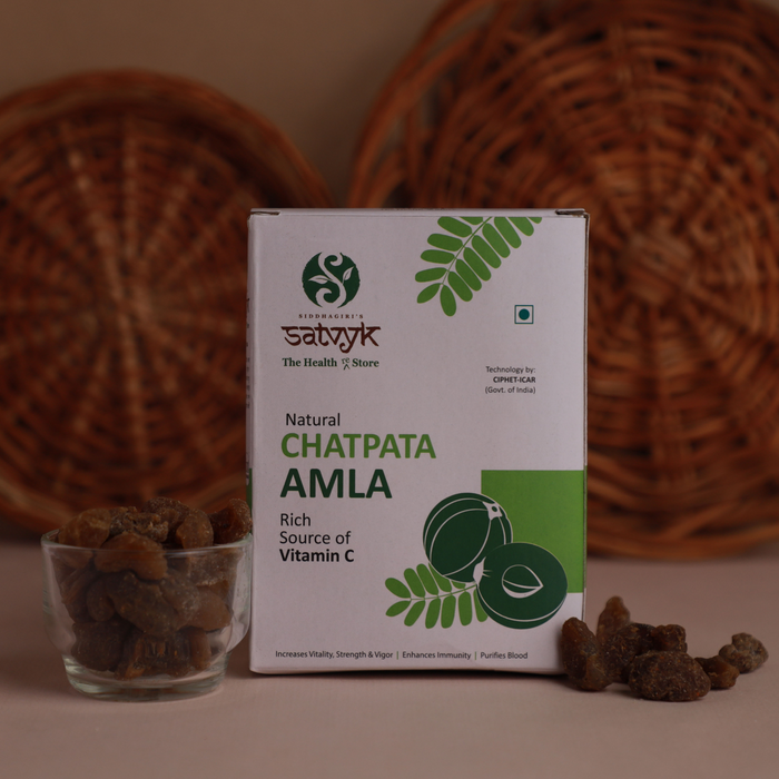 Amla Candy Chatpata | Dried Amla Candy Sour | Rich in Vitamin C|Satvyk Amla Candy Chatpata