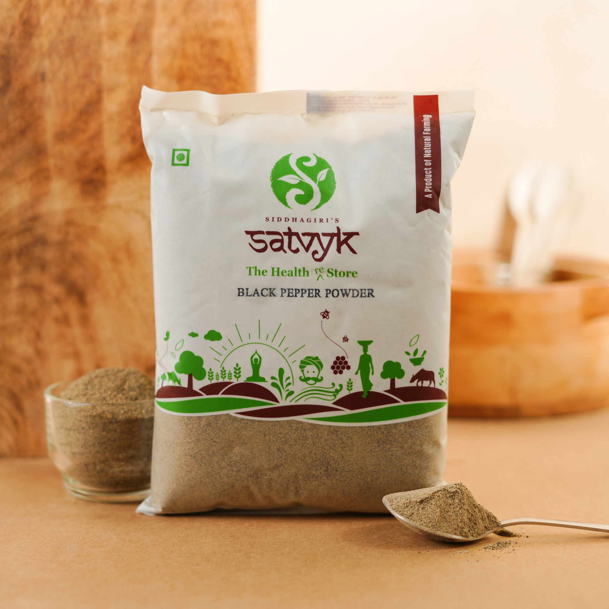 Black Pepper Powder | Bold & Pungent | Freshly Ground Kali Mirch | No Fillers | Ideal for Seasoning, Digestion & Warmth