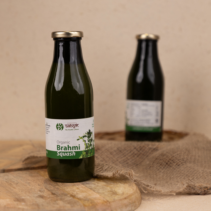 Brahmi Squash  Healthy Brahmi drink | Instant Brahmi Drink| Sweetened with Khandsari | Brahmi Concentrate | No preservative | Made from high quality ingredients