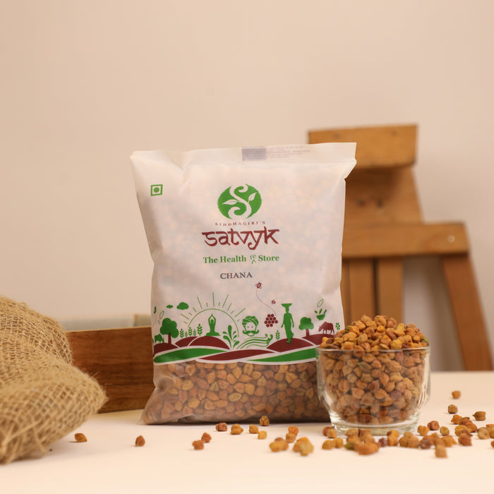 Black Chana| Indian Brown Gram | Unpolished Kala Chana | Black Chickpea | Healthy Chana |  Gluten-free, Non GMO | Satvyk Black Chana