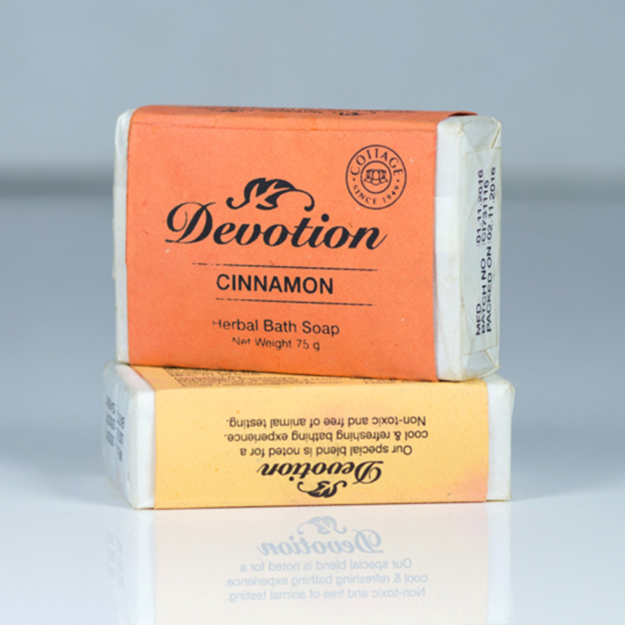 Handmade Cinnamon Herbal Bath Soap | Warm & Spicy Aroma | Skin Rejuvenating | Gentle Herbal Cleanser for Radiance
