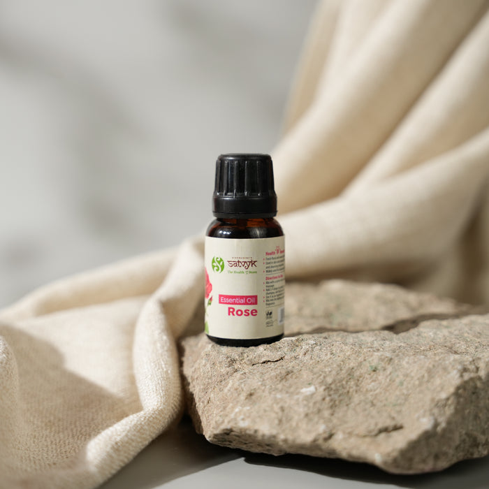 Kashmir Rose Essential Oil | Premium Floral Elixir | For Skin, Hair & Aromatherapy