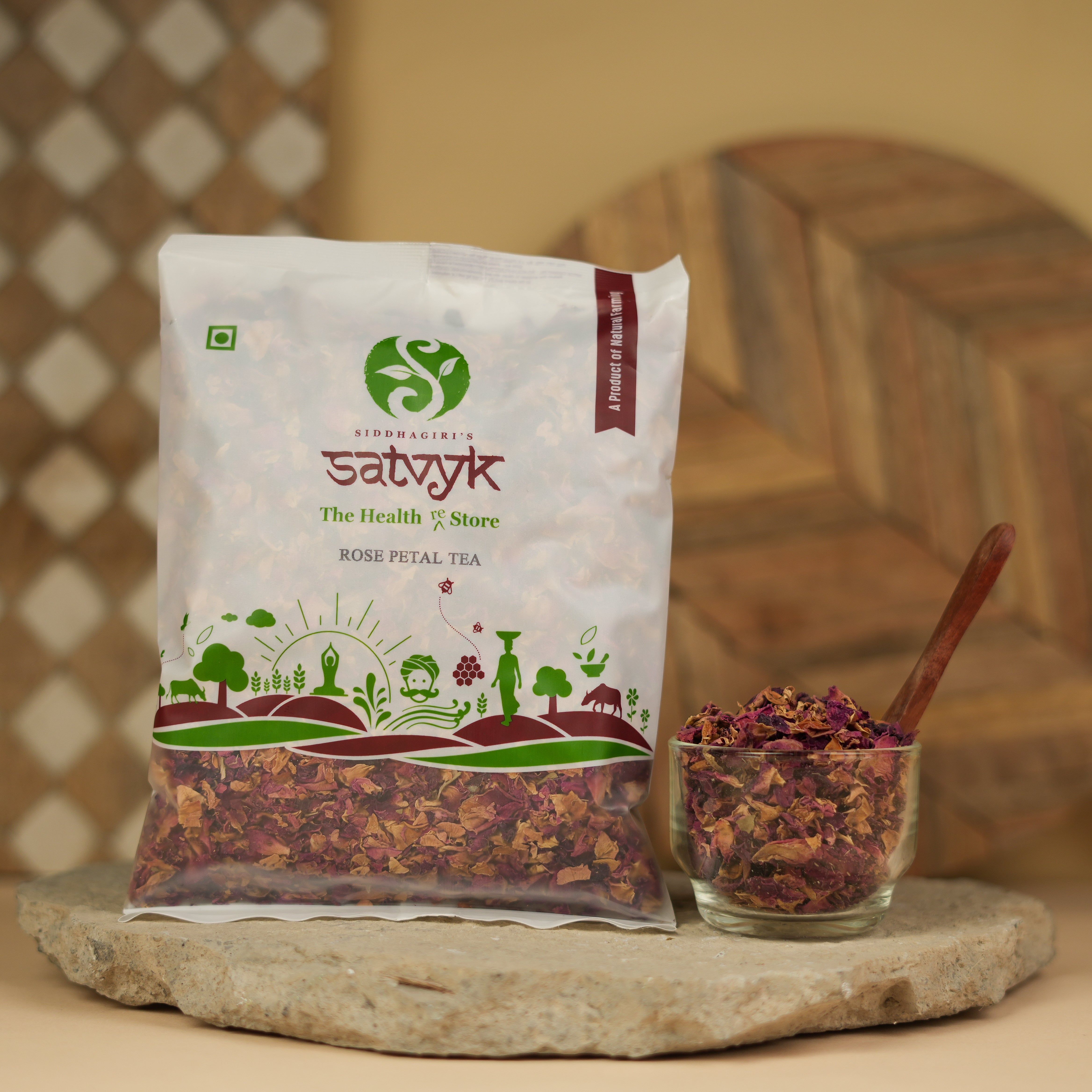 Rose Petal Tea | Floral Herbal Infusion | Skin Glow & Hydration | No Caffeine | Aromatic & Refreshing Tea | Natural Mood Relaxant