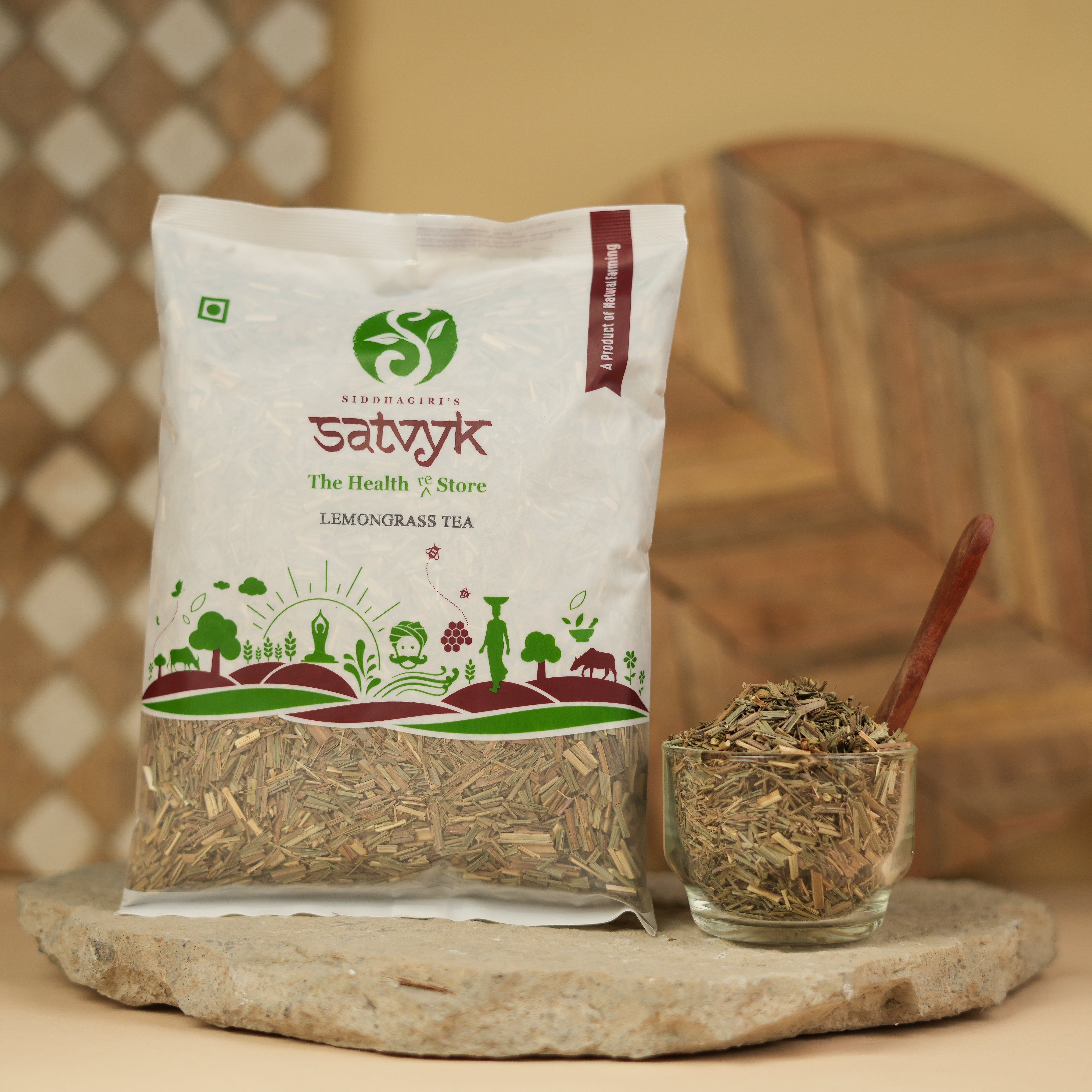 Lemongrass Herbal Tea | Fresh & Citrusy | Caffeine-Free | Good for Digestion | Natural Detox Tea | Immune Support Tea