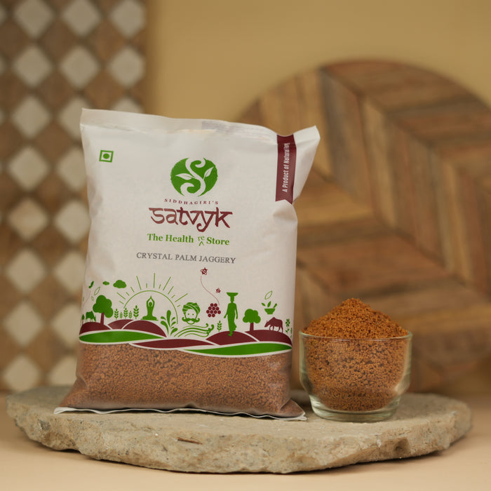 Crystallised Palm Jaggery | Natural Karupatti Crystals | Rich in Iron & Minerals | Chemical-Free | Ideal for Sweets & Snacking
