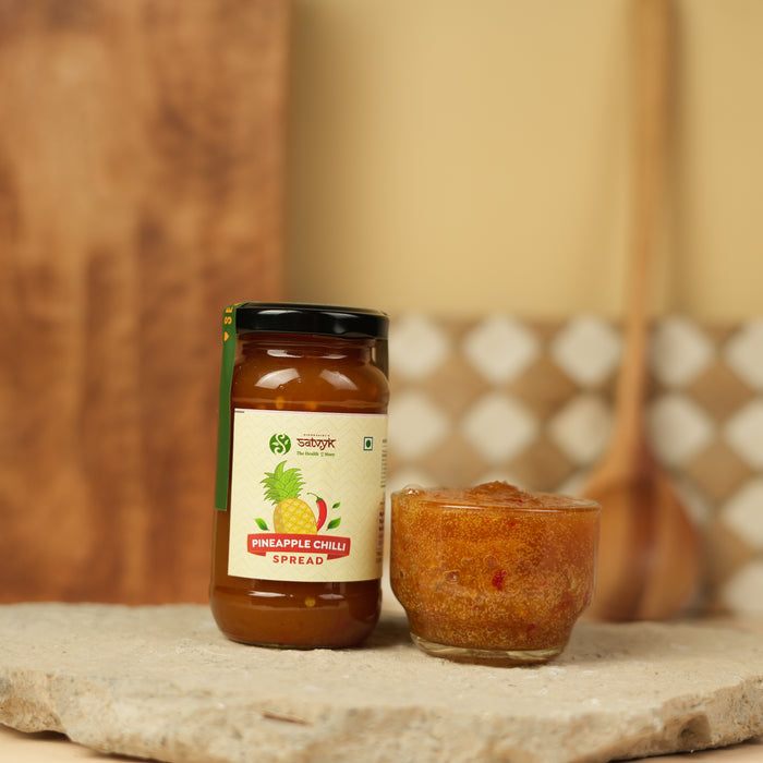 Pineapple Chilli Spread | Sweet-Heat Fusion | Great with Snacks, Toast & Rolls