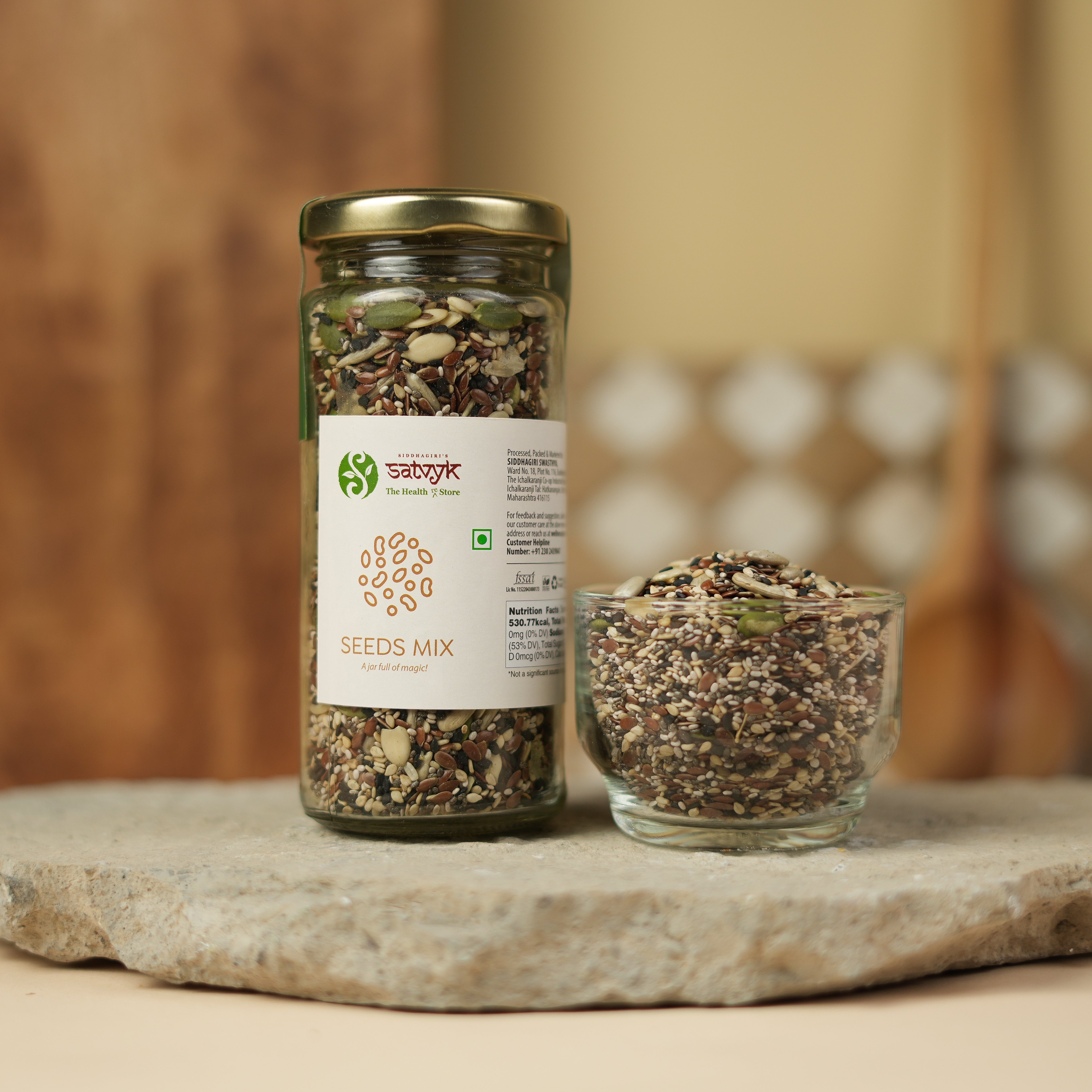 Seeds Mix | High Protein & Omega-3 Blend | Energy-Boosting & Heart-Healthy | Ideal for Snacking, Salads & Smoothies