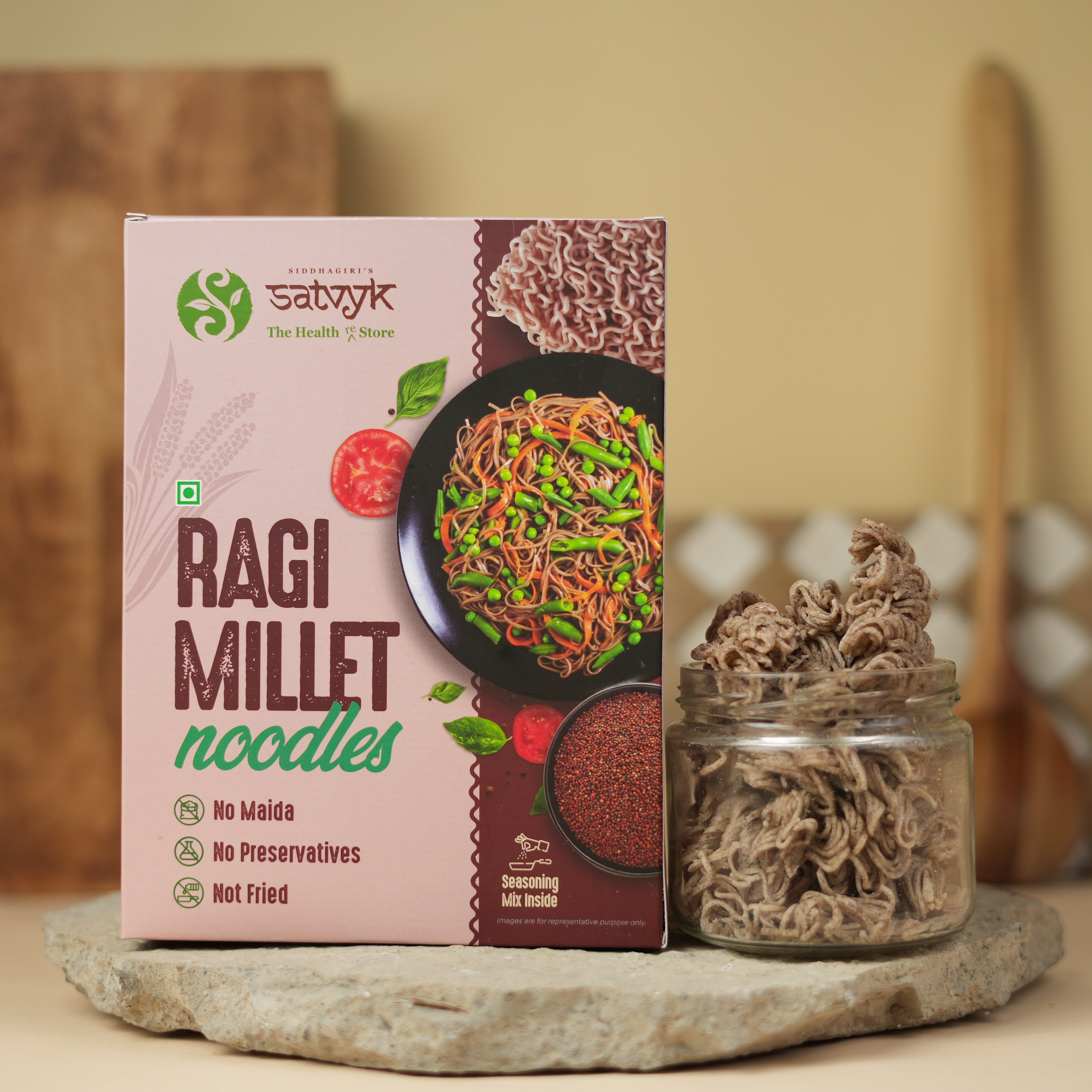 Ragi Noodles | Calcium-Rich Finger Millet | No Maida | Good for Bones | Light & Wholesome Meal | Ideal for Kids & Adults
