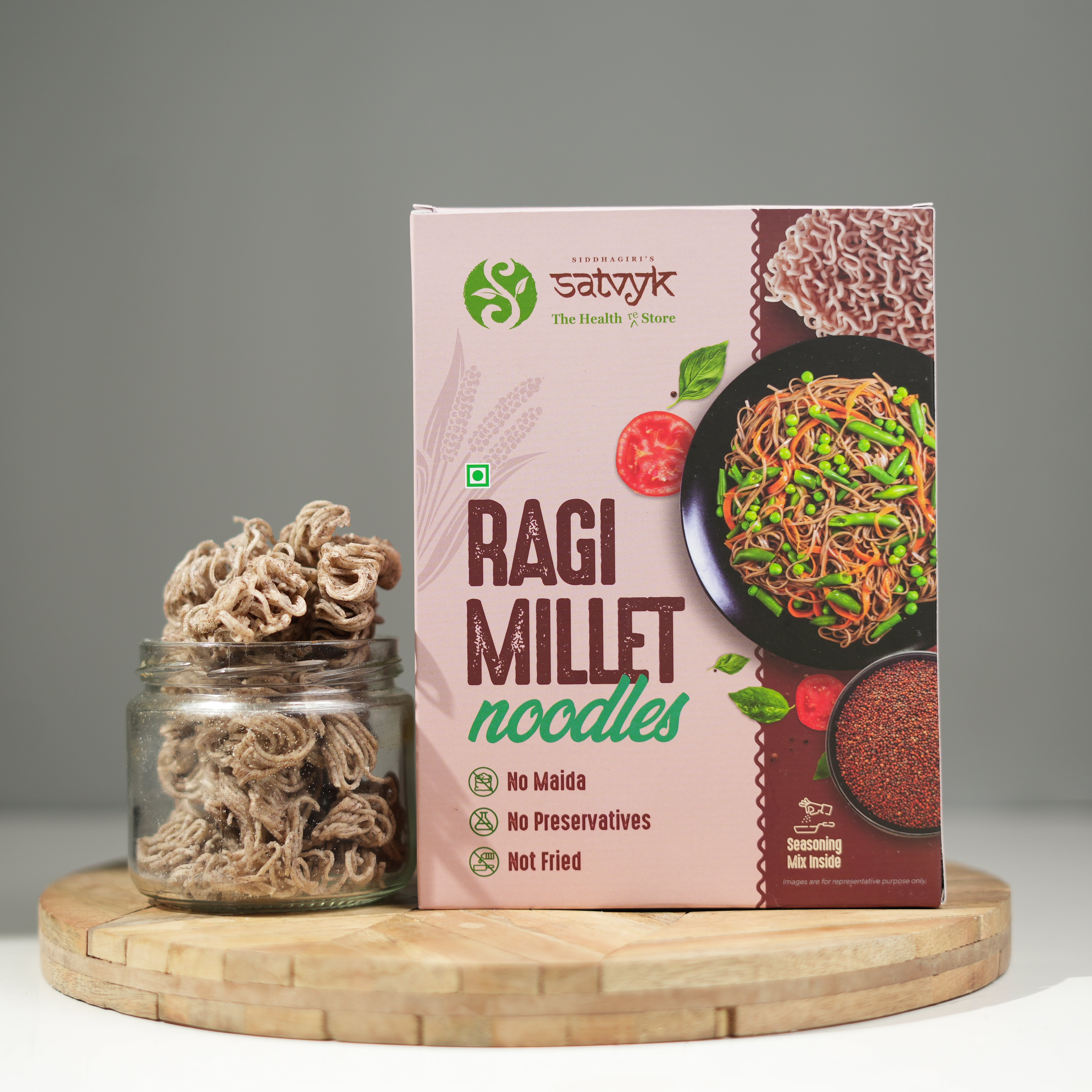 Ragi Noodles | Calcium-Rich Finger Millet | No Maida | Good for Bones | Light & Wholesome Meal | Ideal for Kids & Adults