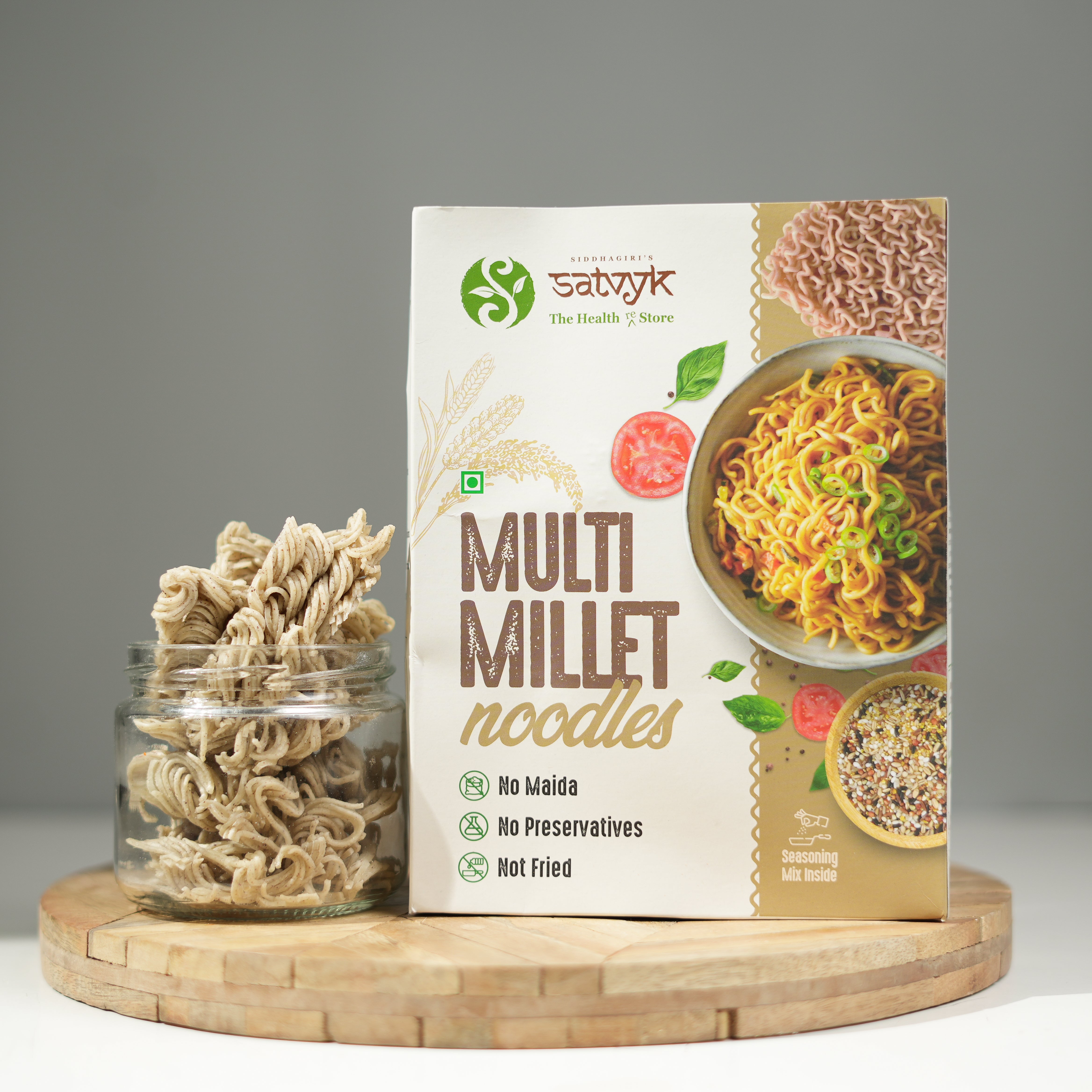 Multi Millet Noodles | Multi-Millet Blend | No Maida | Light & Nutritious | Wholesome Daily Meal for All Ages