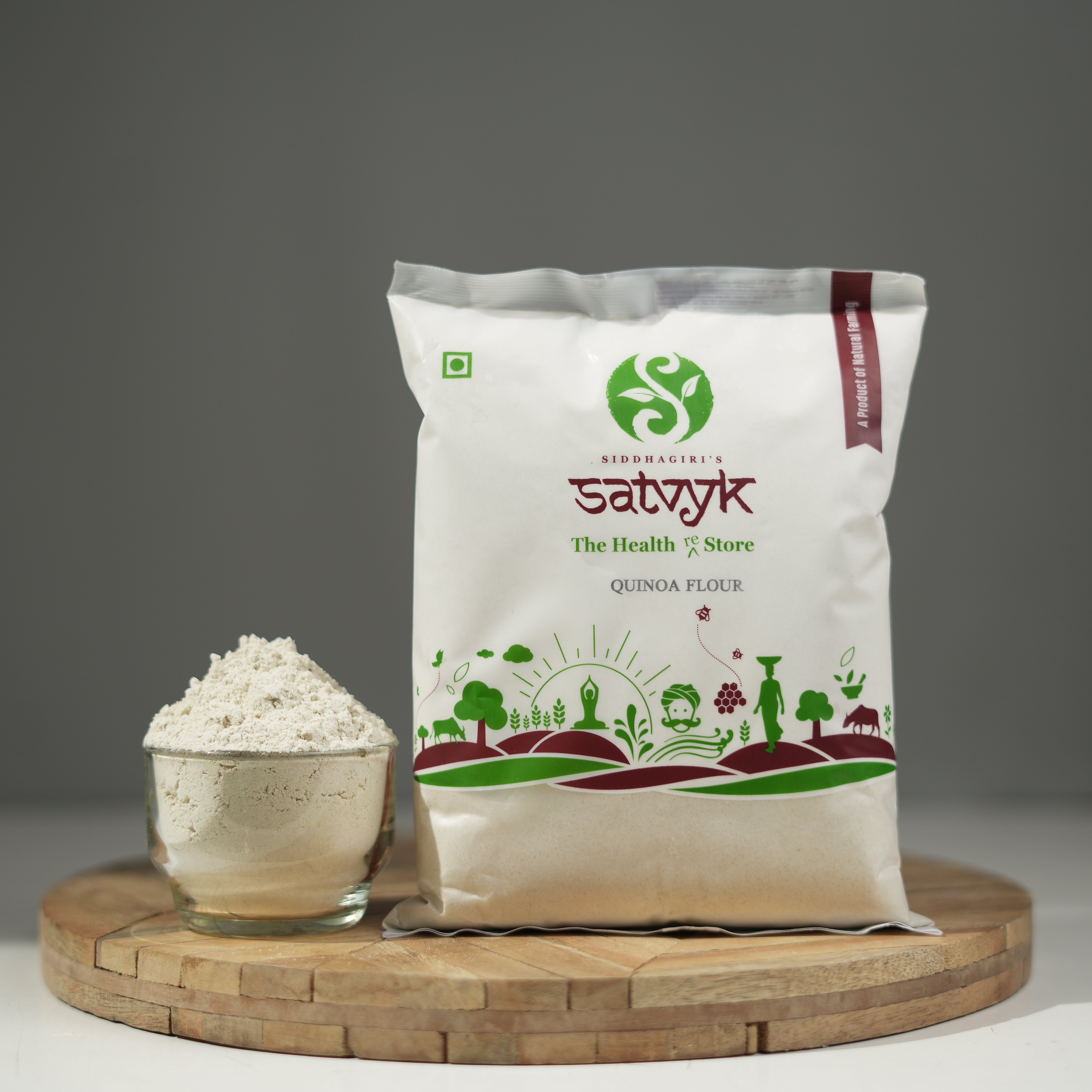 Quinoa Flour | Protein-Packed & Gluten-Free | Ideal for Healthy Baking, Roti & Pancakes | Light & Nutritious