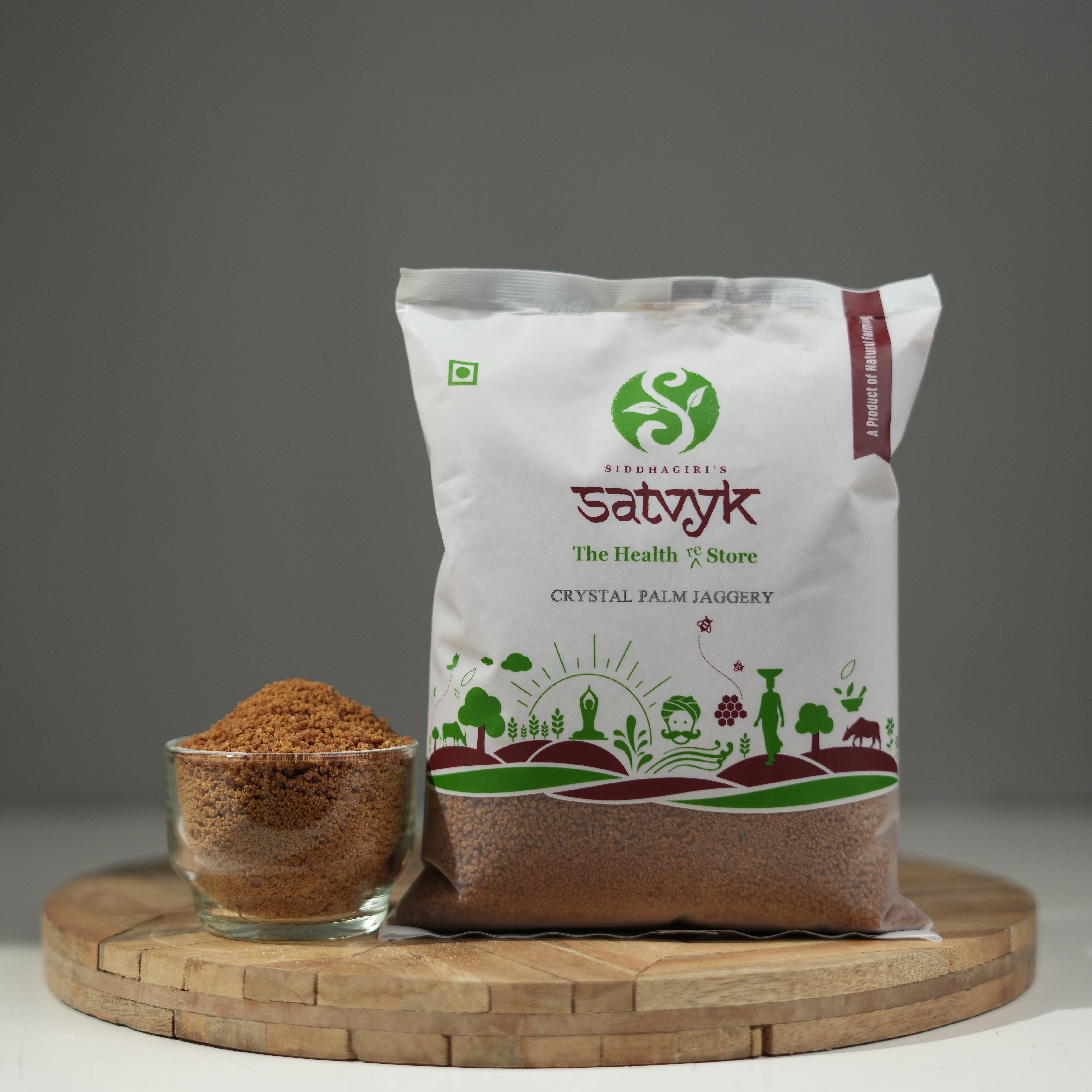 Crystallised Palm Jaggery | Natural Karupatti Crystals | Rich in Iron & Minerals | Chemical-Free | Ideal for Sweets & Snacking