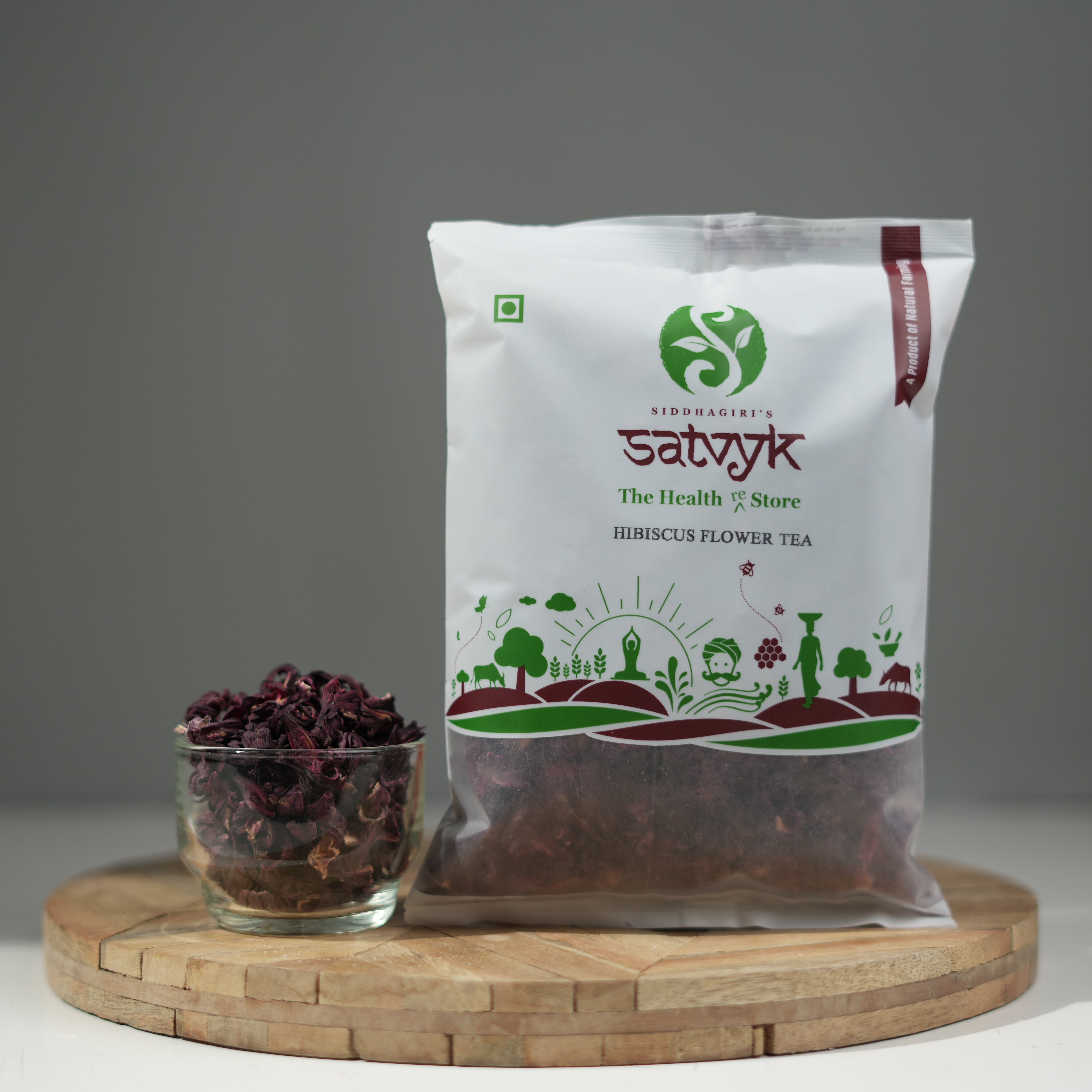 Hibiscus Flower Tea | Dried Hibiscus Petals | Vitamin C Rich Tea |Skin Health | Caffeine-Free Herbal Tea | Refreshing Detox Drink