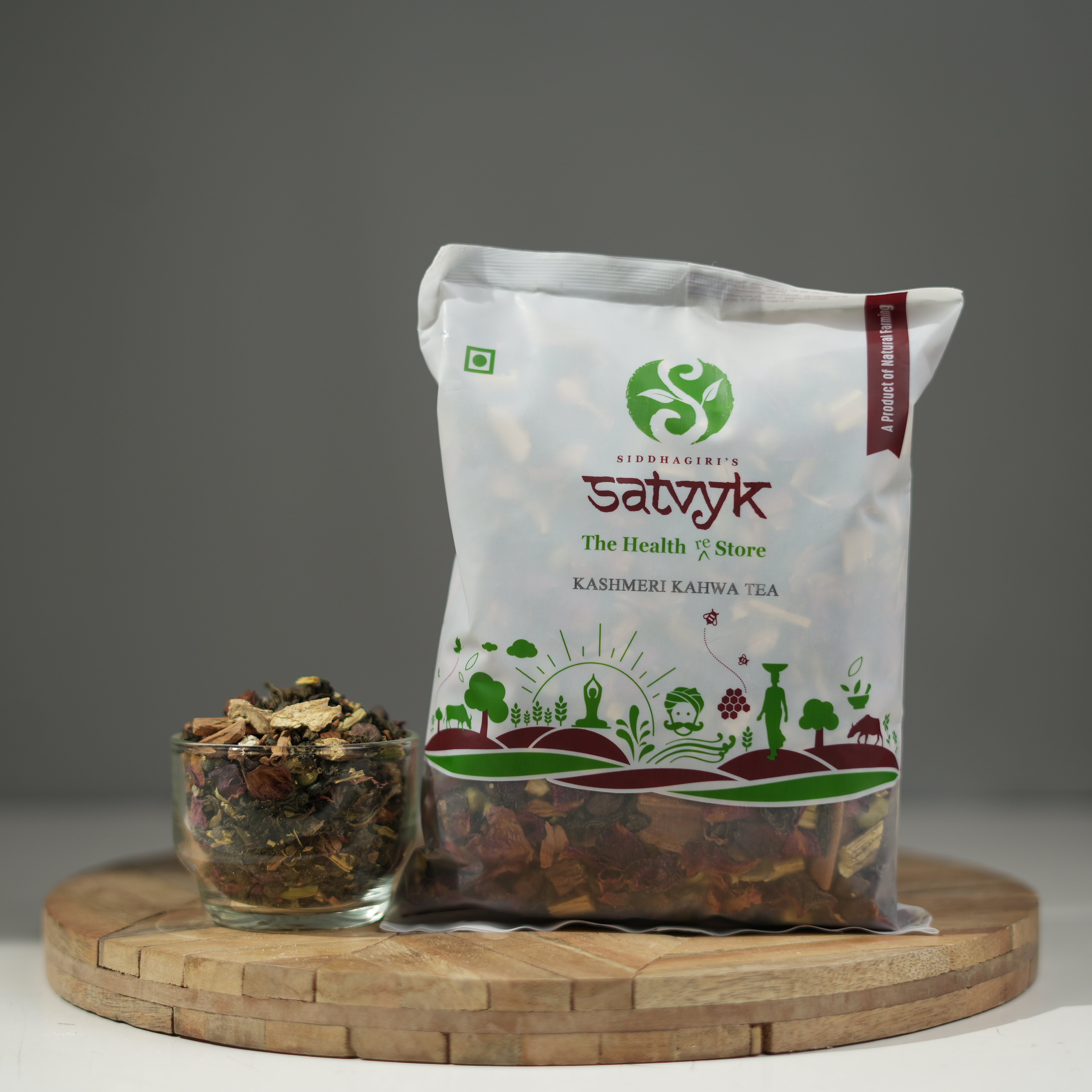 Kashmiri Kahwa Tea | Saffron & Spice Green Tea | Traditional Warming Drink | Digestive & Detox Blend | Rich Aroma | Wellness Tea