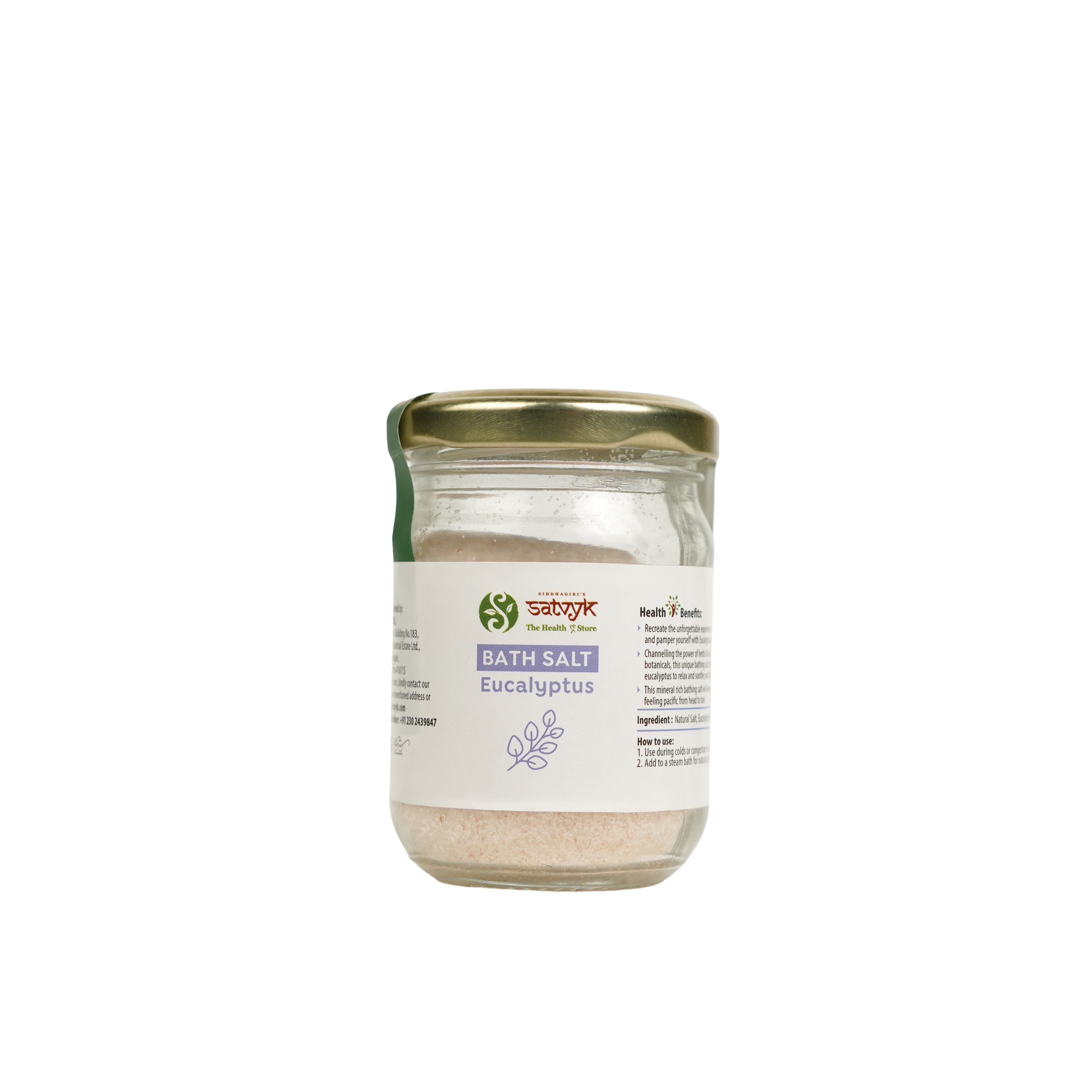 Eucalyptus Bath Salt | Sinus Relief & Body Refresh | Ideal for Cold & Congestion Relief