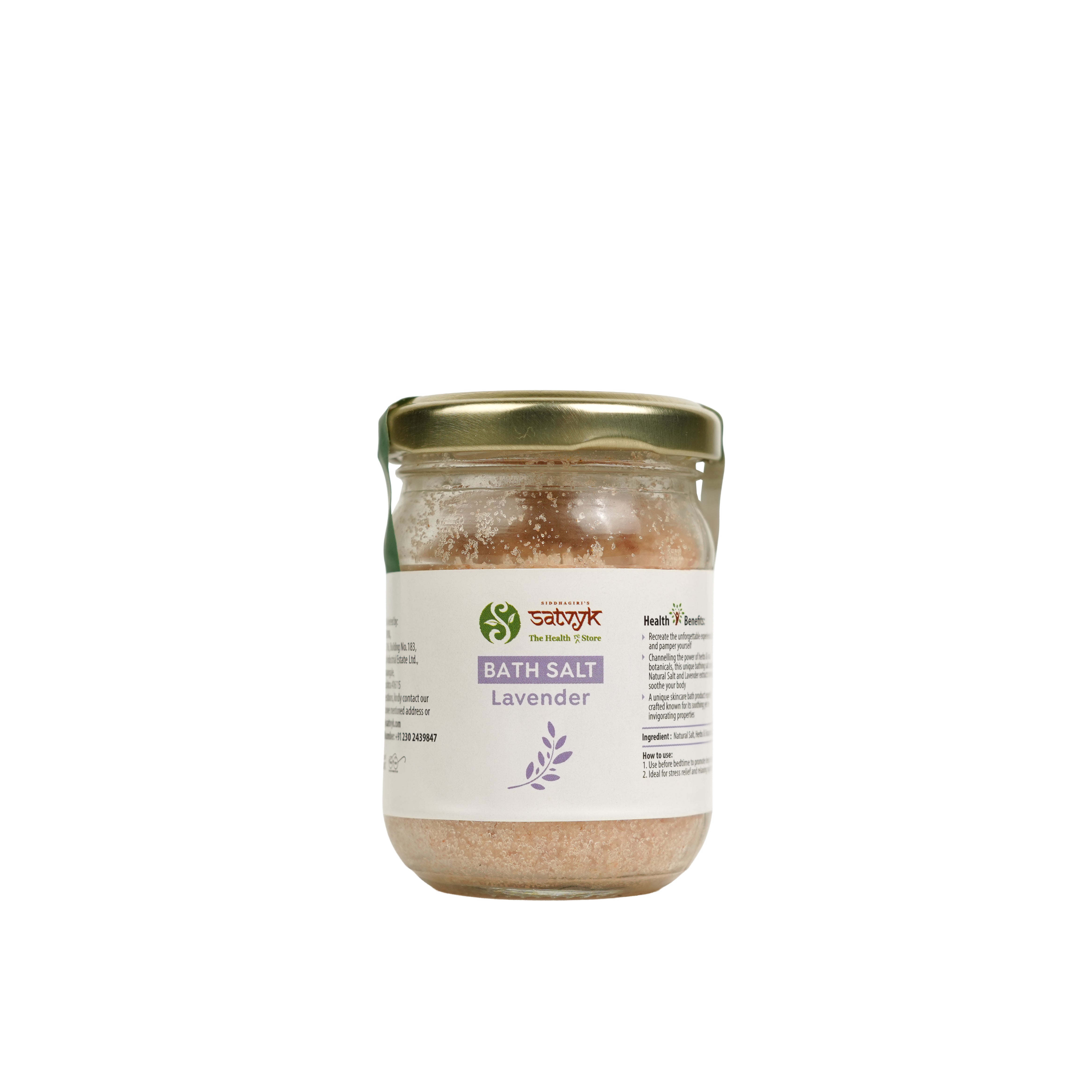 Lavender Bath Salt | Calming Aromatherapy Blend | For Better Sleep & Stress Relief