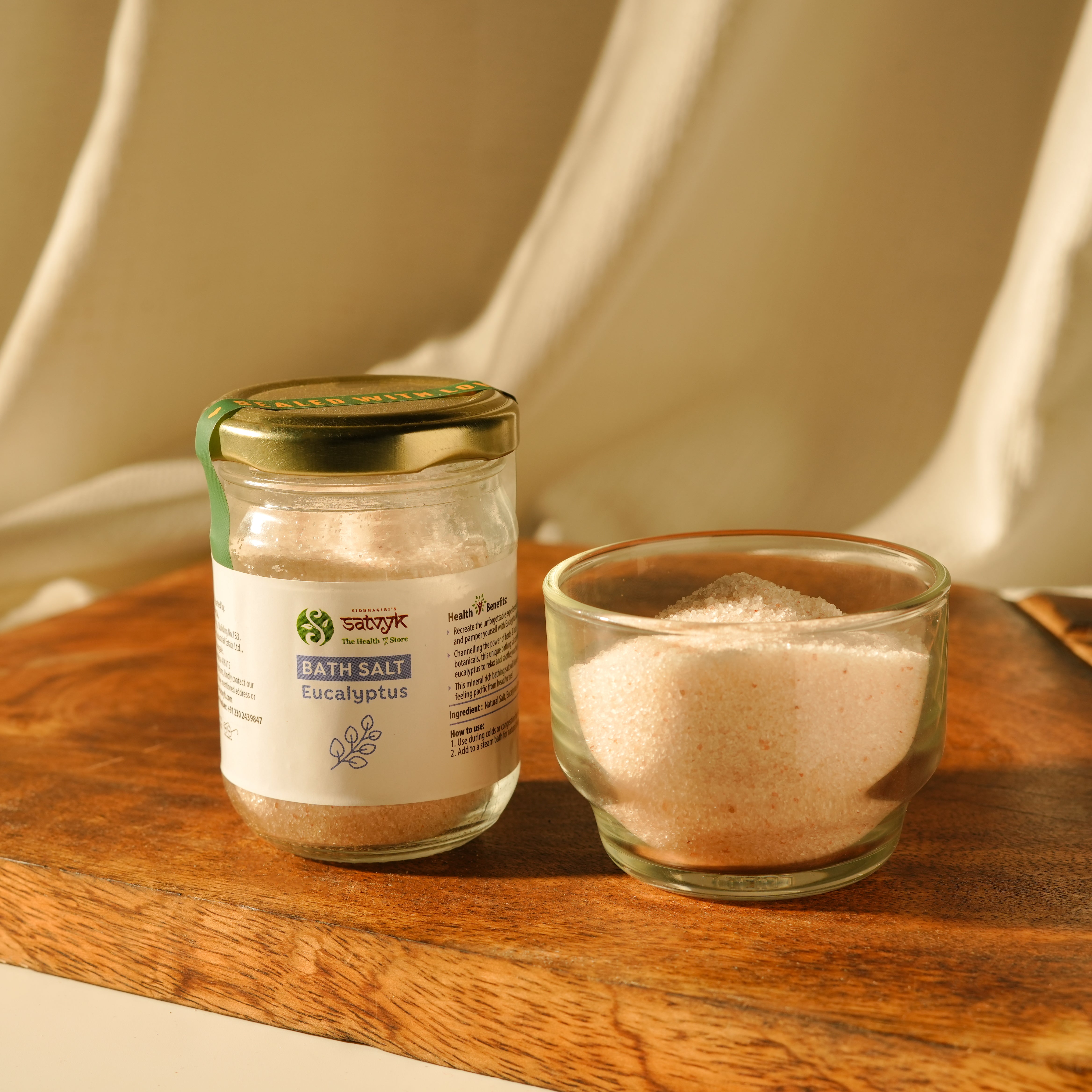 Eucalyptus Bath Salt | Sinus Relief & Body Refresh | Ideal for Cold & Congestion Relief