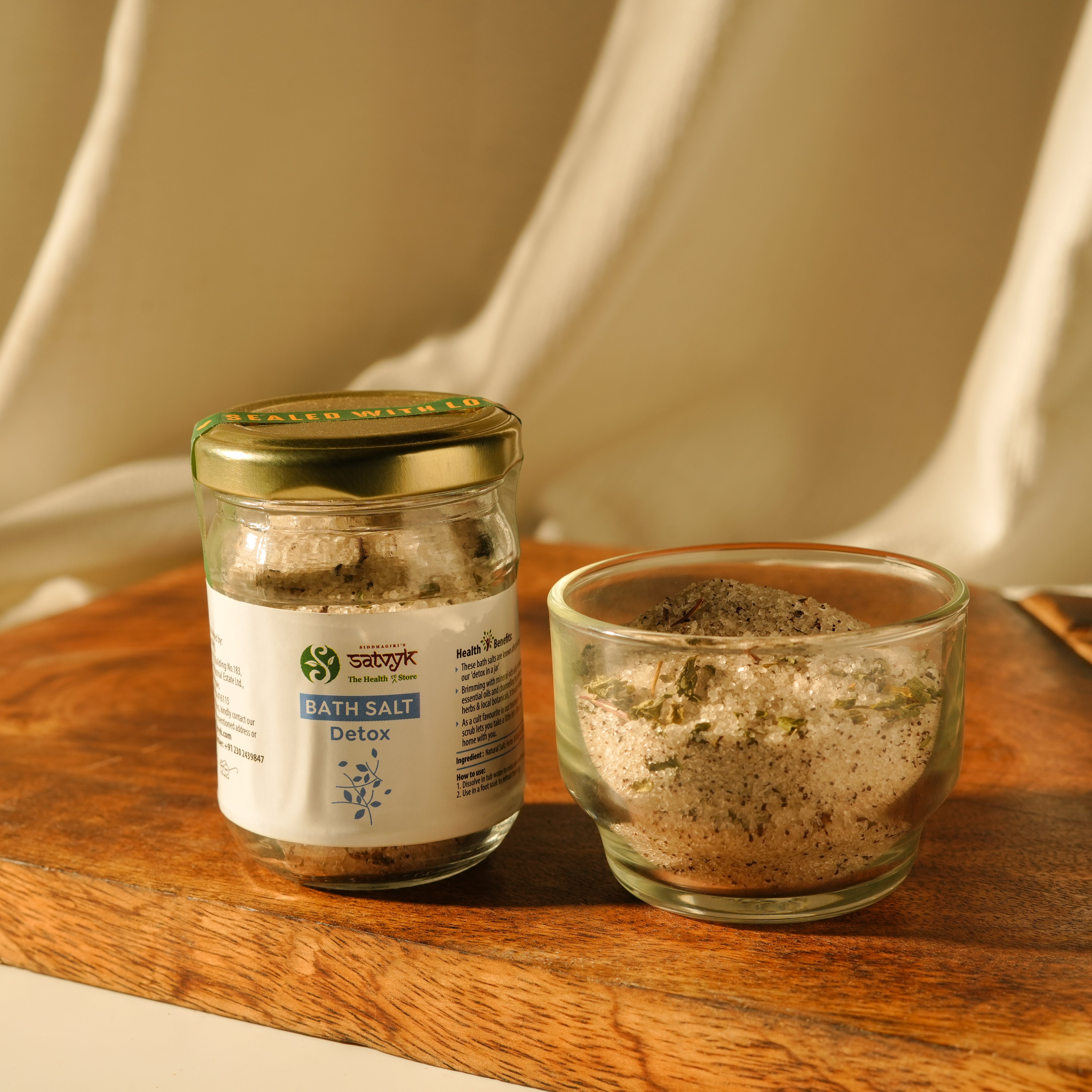 Detox Bath Salt | Soothing Epsom Blend | Relieves Tired Muscles & Clears Toxins