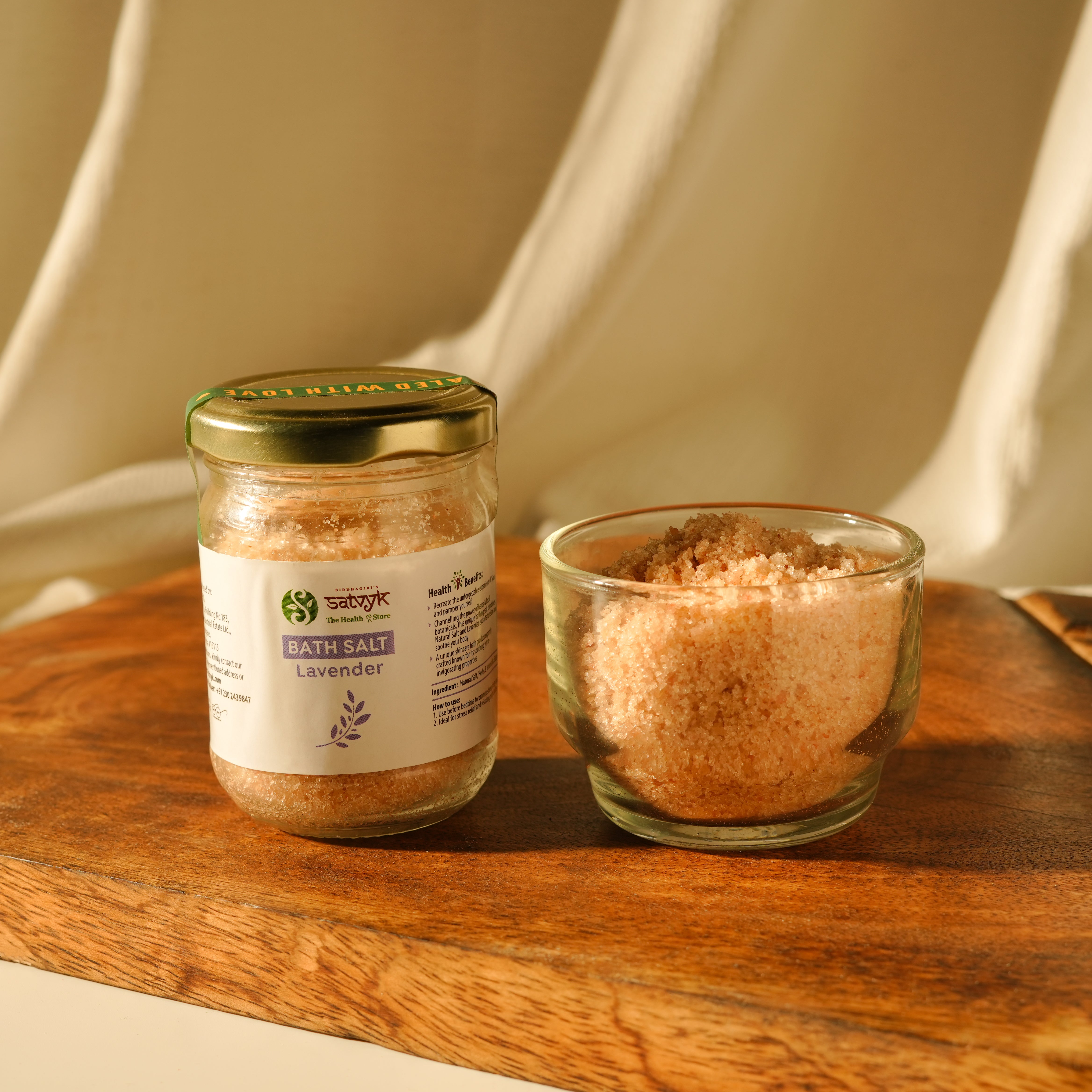 Lavender Bath Salt | Calming Aromatherapy Blend | For Better Sleep & Stress Relief