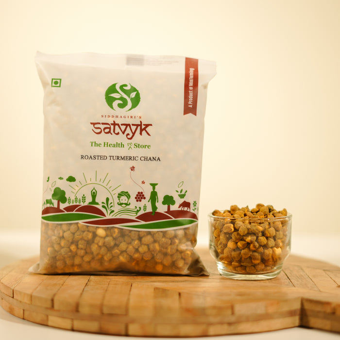 Roasted Turmeric Chana | Protein-Rich & Spiced with Haldi | Salted Crunch | Perfect Guilt-Free Snack