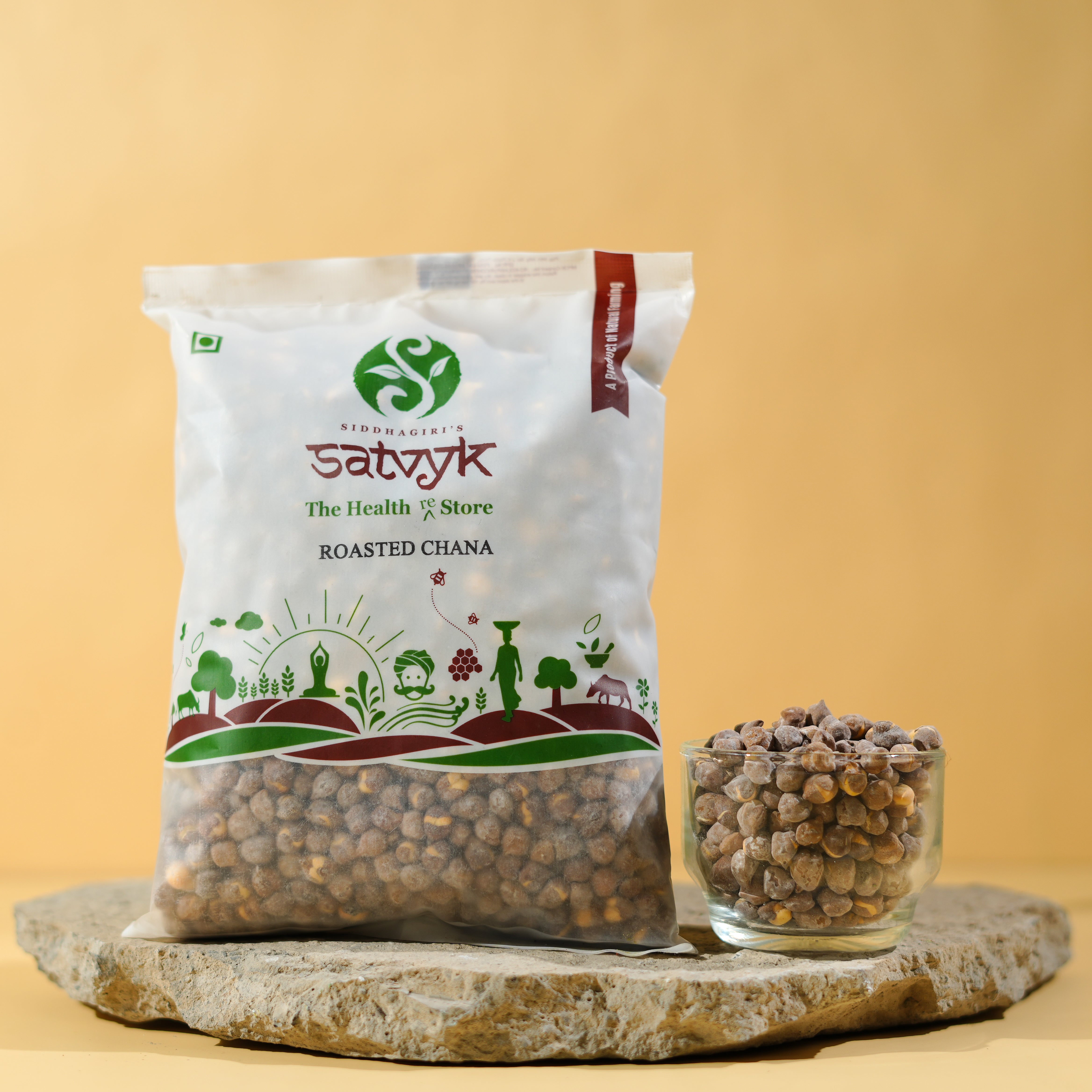 Roasted Chana | High-Protein Snack | Gluten-Free & Oil-Free | Ideal for Weight Watchers