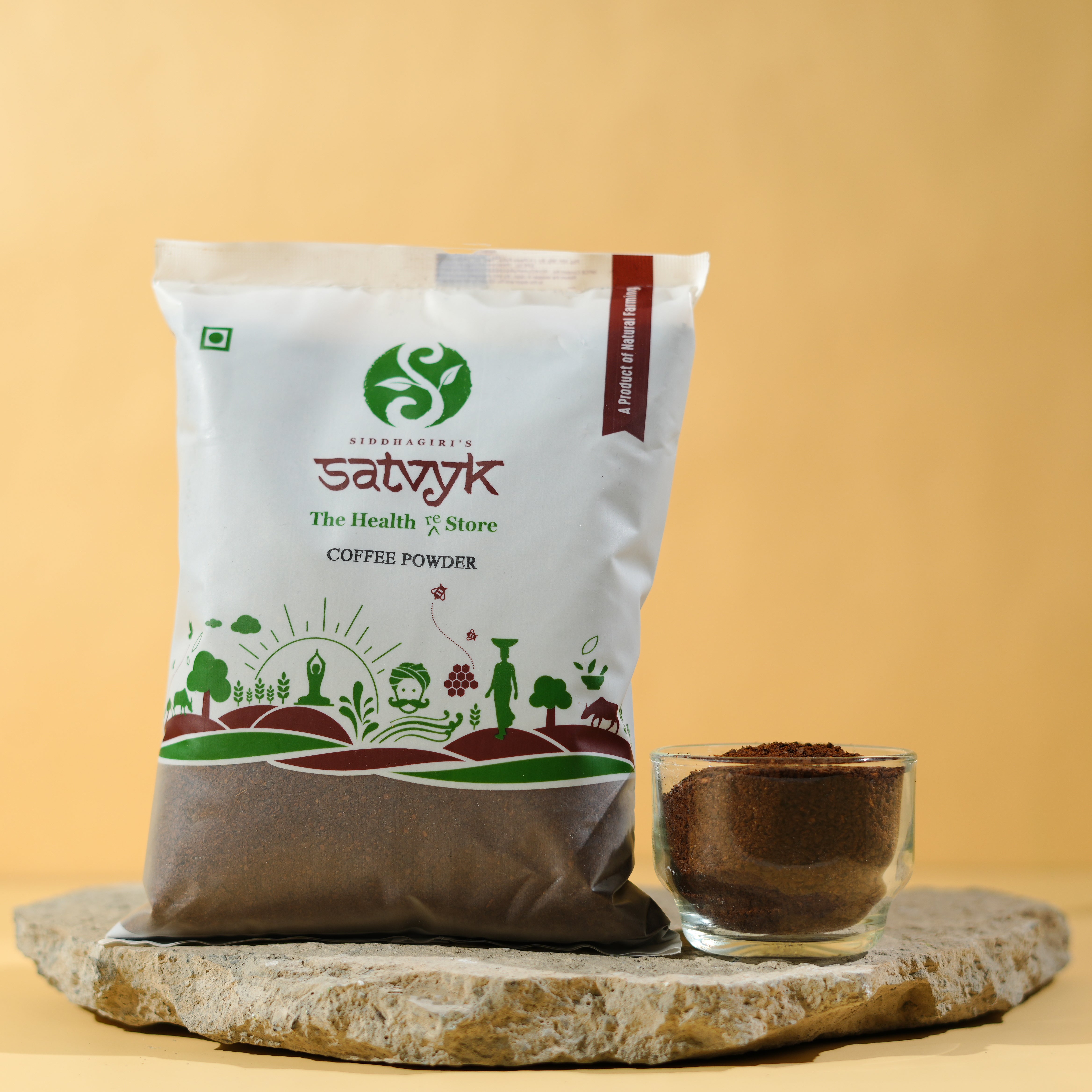 Coffee Powder | Pure Ground Coffee | No Chicory | Strong & Aromatic Brew