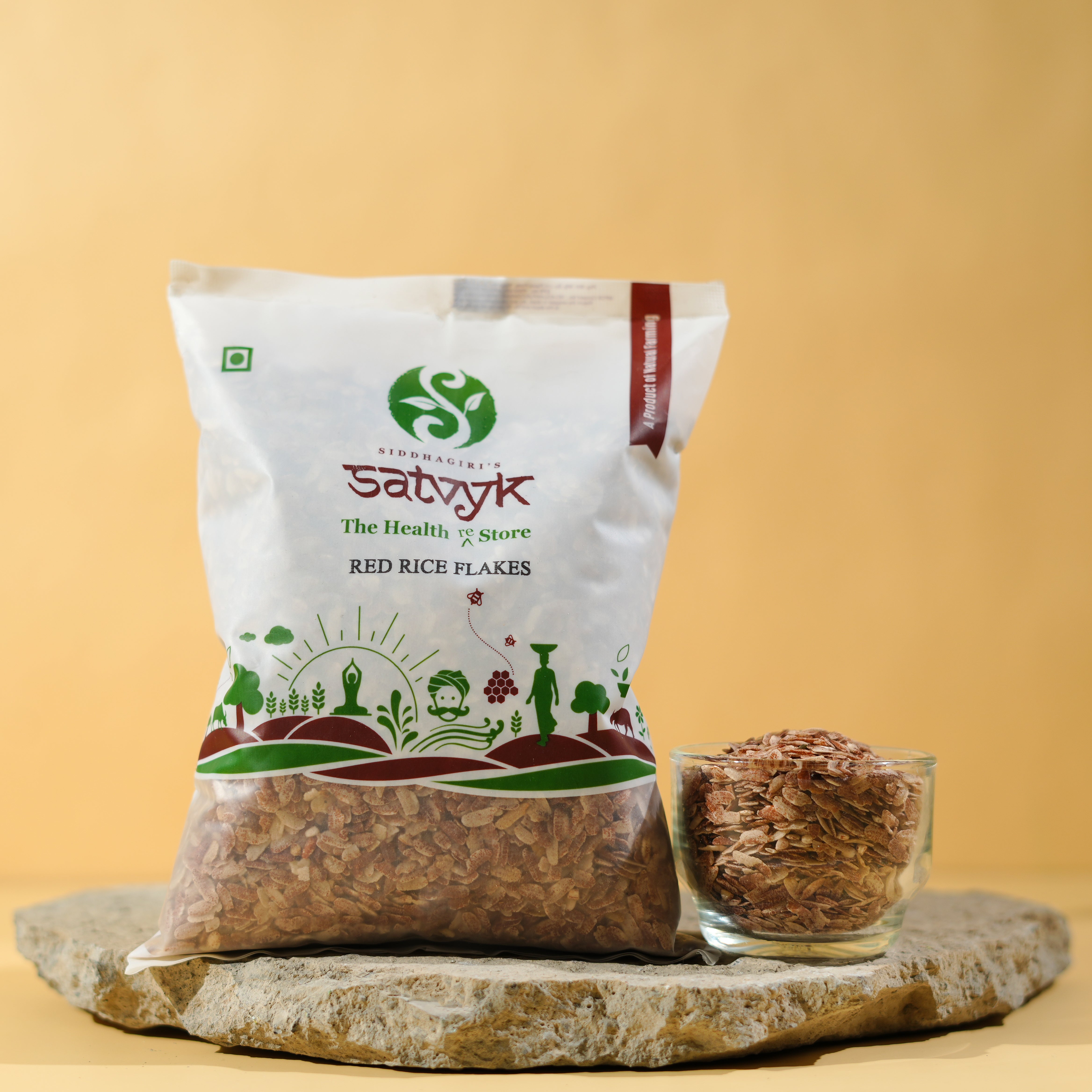 Red Rice Flakes | High-Fiber & Iron-Rich Poha | Unpolished & Gluten-Free | Ideal for Quick Breakfasts