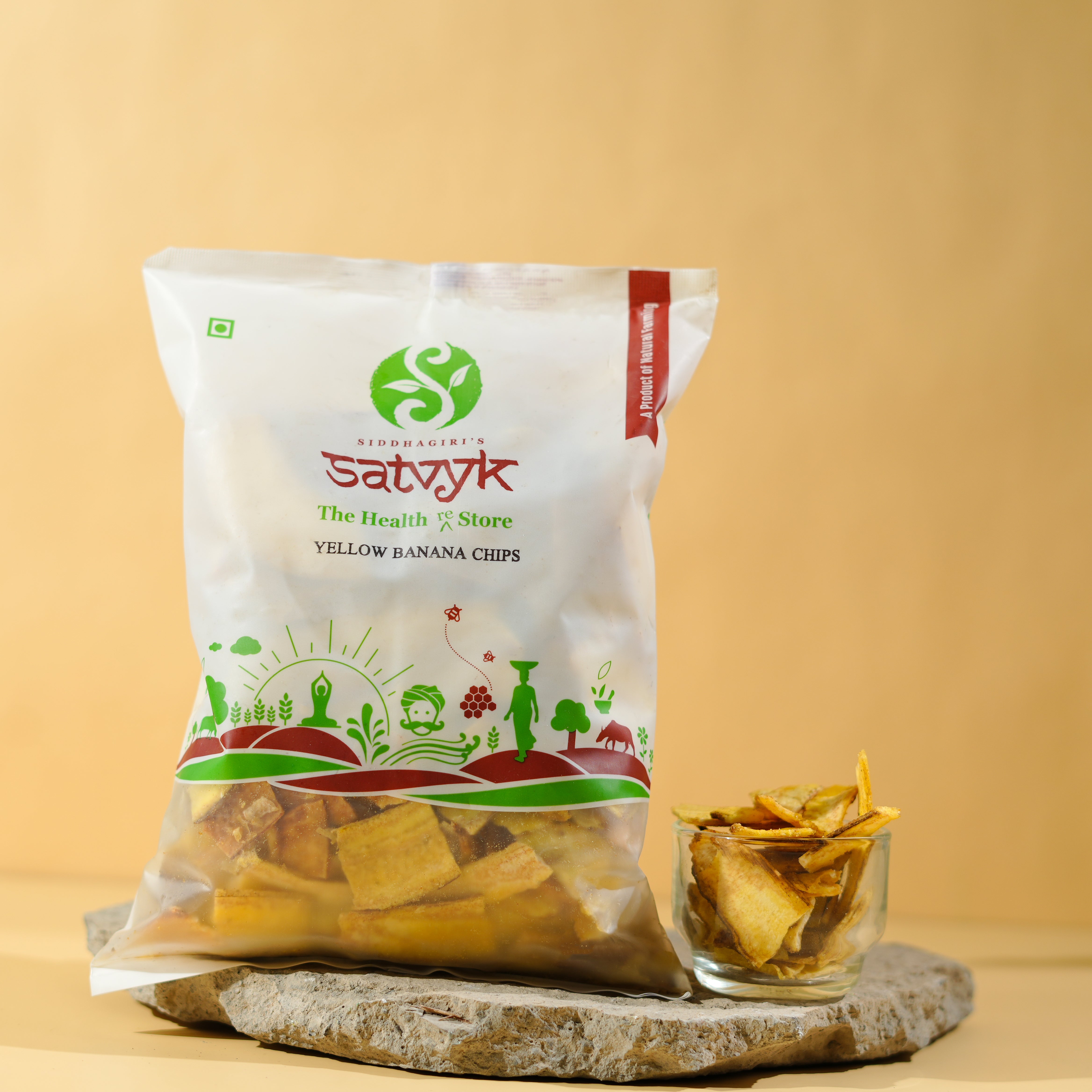 Yellow Banana Chips | Salted & Crisp | Traditional Snack | No Maida | Perfect Anytime Munch