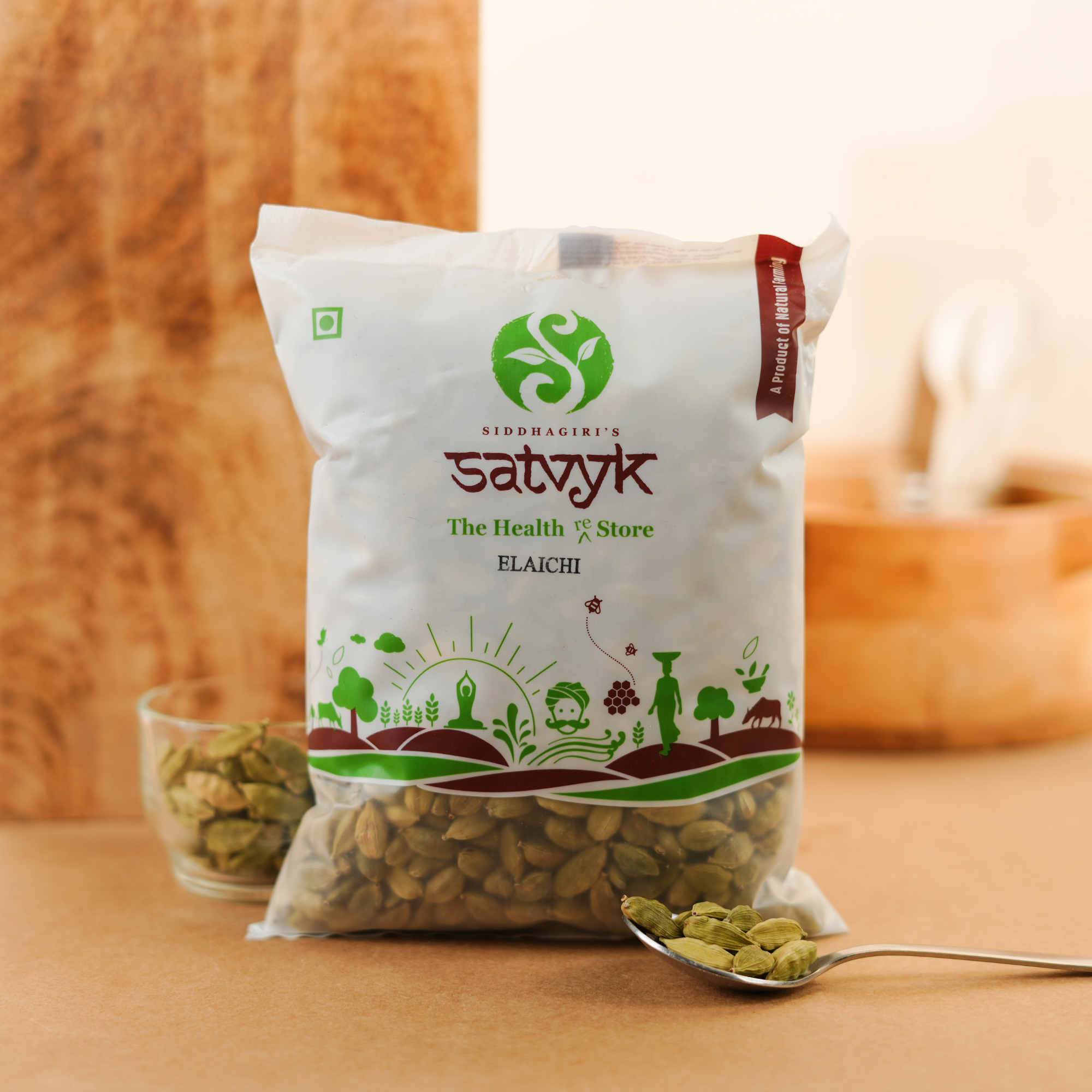 Cardamom (Elaichi) | Whole Green Pods | Aromatic & Flavourful | Ideal for Sweets, Tea & Spice Mixes