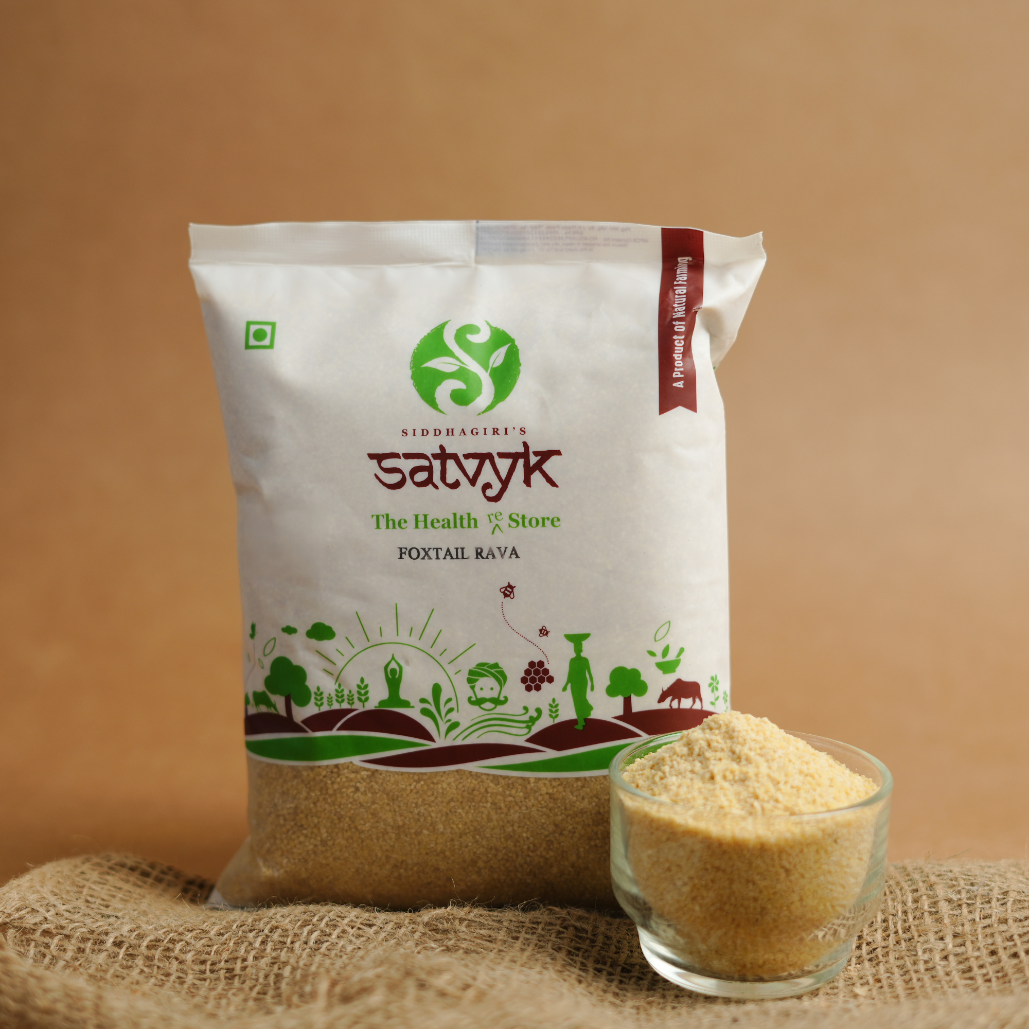 Foxtail Millet Rawa | Iron-Rich & Gluten-Free | Light & Wholesome | Great for Everyday Cooking