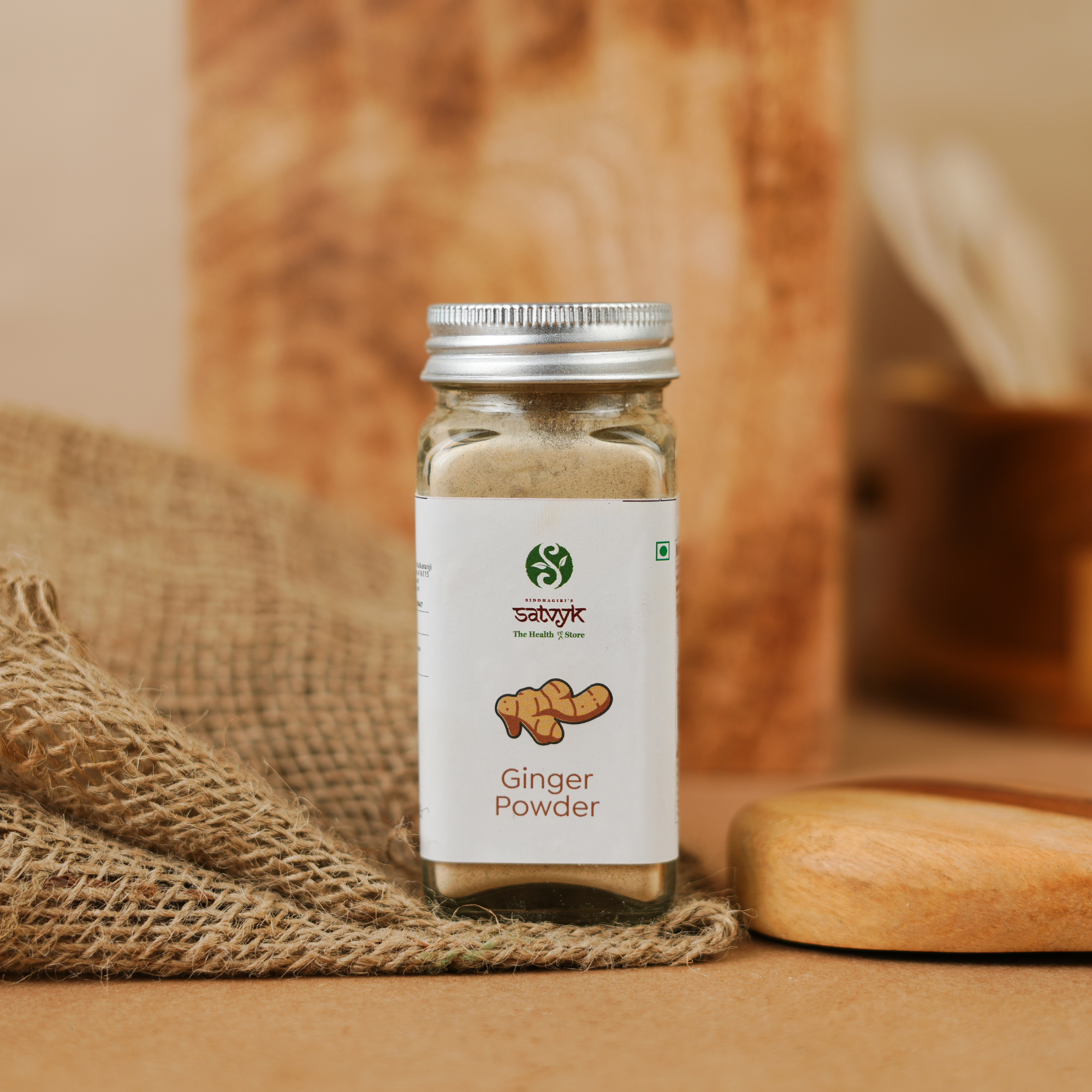 Ginger Powder | Sun-Dried & Ground Adrak | Warm, Spicy & Aromatic | Ideal for Cooking, Tea & Ayurveda | No Preservatives