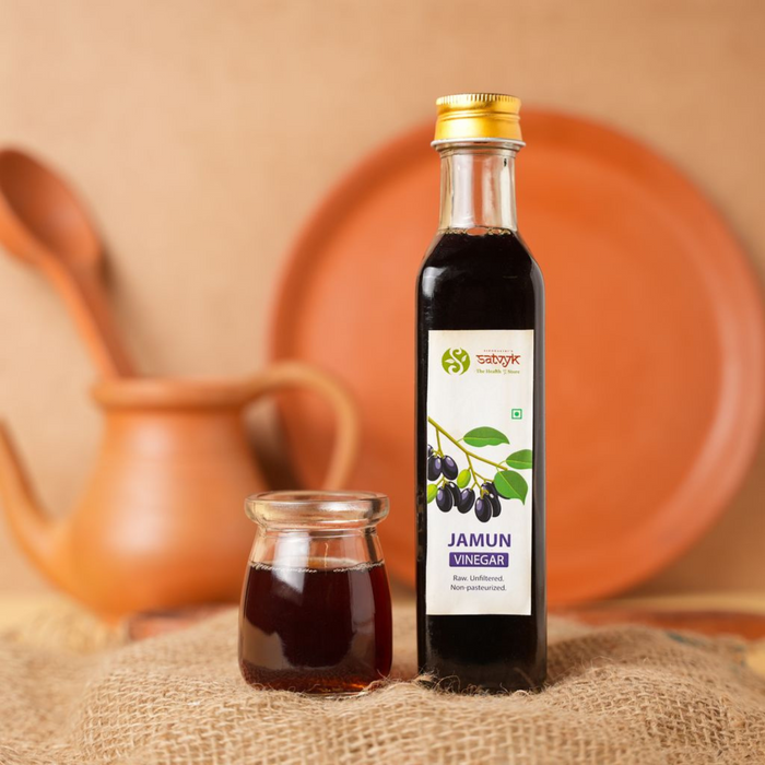 Jamun Vinegar with Mother |Sirka | Raw, Unfiltered | Weight Management | Gut Health