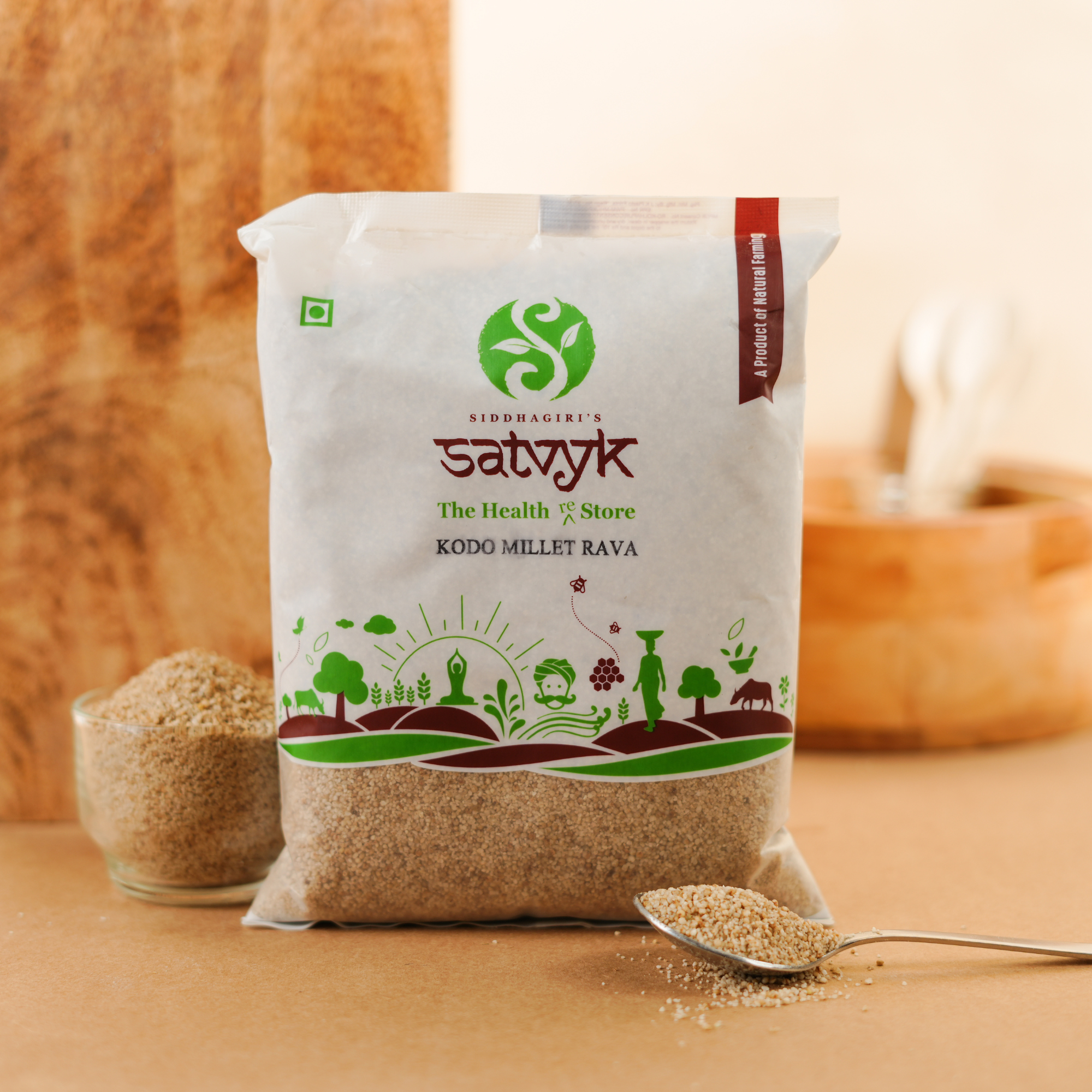 Kodo Millet Rawa | Low GI & High Fiber | No Maida | Ideal for Healthy Upma, Idlis & Snacks