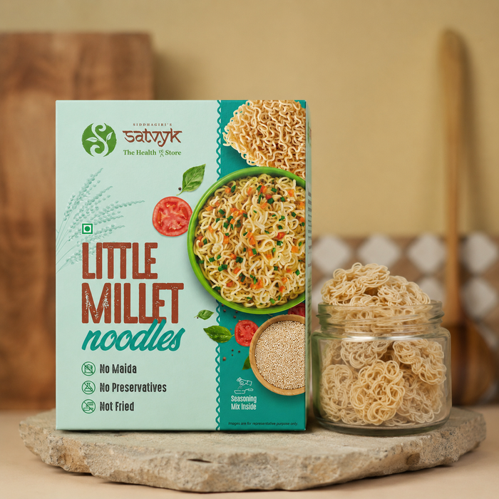 Little Millet Noodles | High Fibre Millet Noodles | No Maida | Low GI | Easy to Cook | Healthy Alternative to Instant Noodles