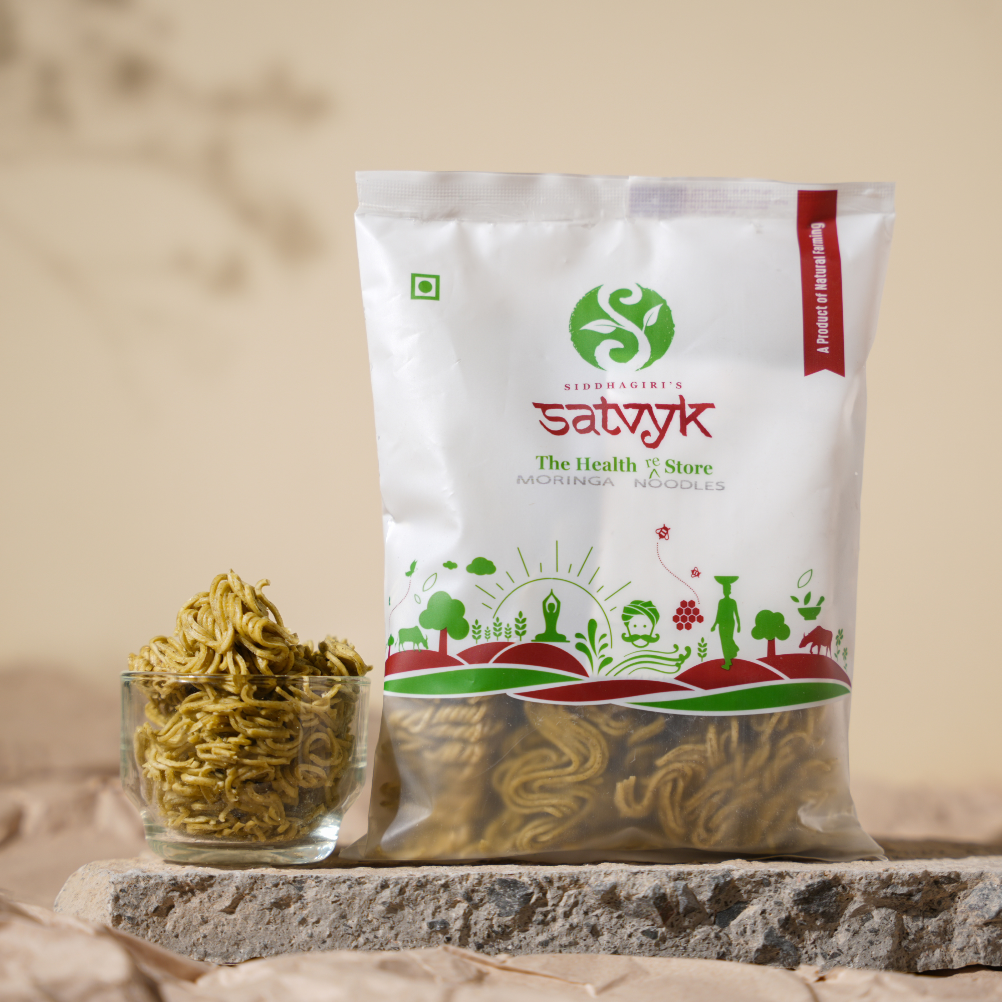 Moringa Noodles | Power of Drumstick Leaves | No Maida | Rich in Iron & Antioxidants | Healthy & Wholesome Meal | Ideal for Kids & Adults
