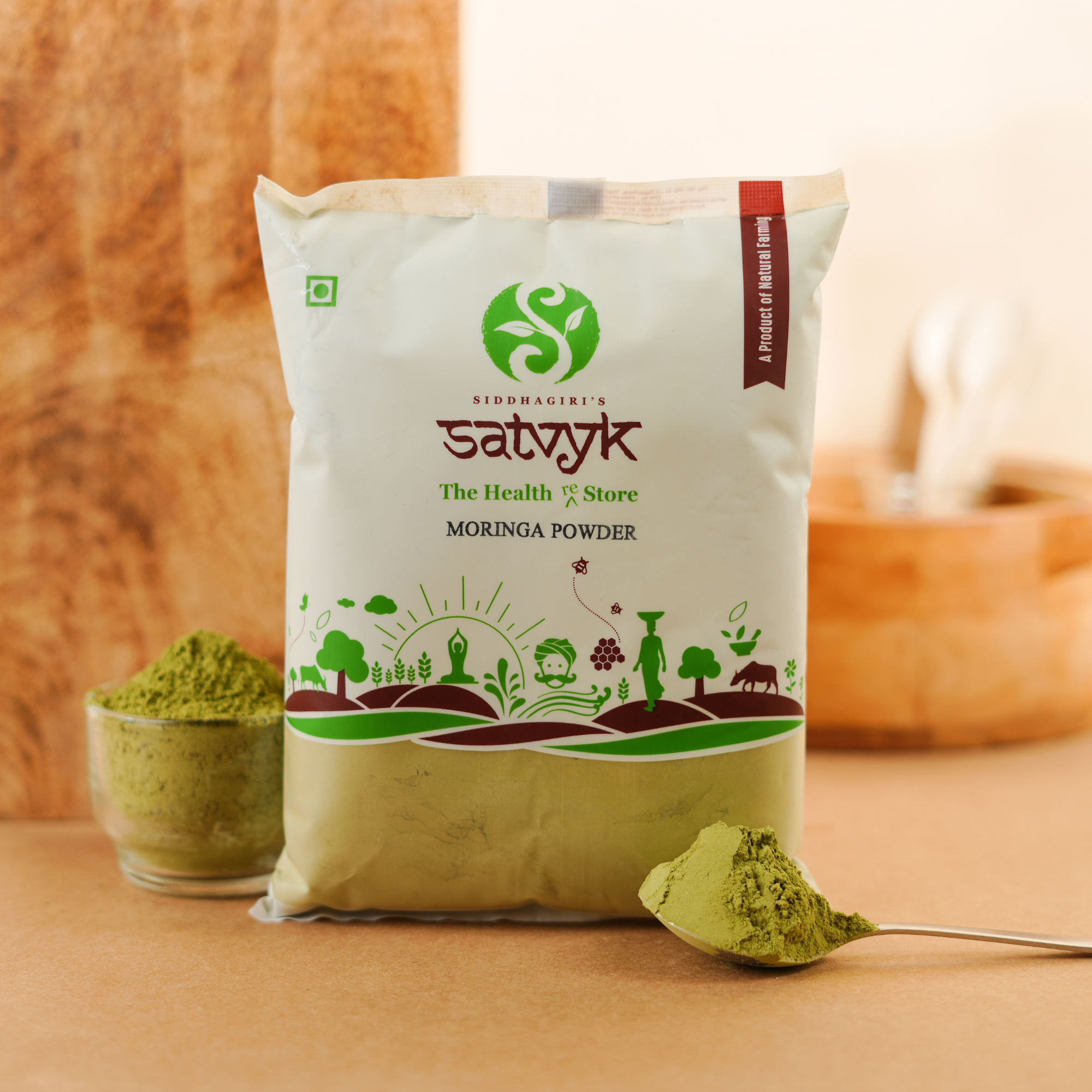 Moringa Powder | Plant-Based Superfood | Rich in Iron, Protein & Antioxidants | Supports Energy, Skin & Immunity