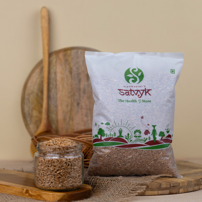 Emmer Wheat Whole | Khapli Wheat | Khapli Gehu | High Dietary Fibre | Non GMO | Satvyk Khapli Wheat Whole