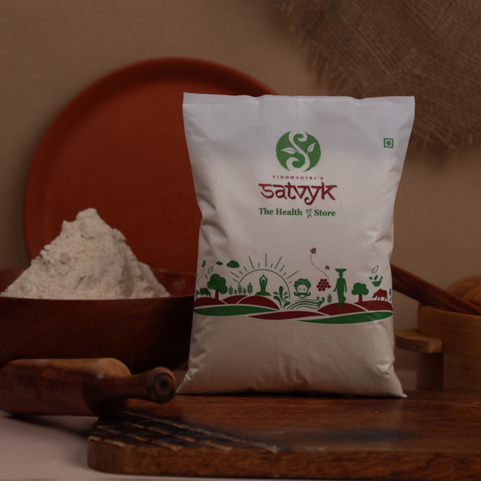 Jowar Millet Atta | Jowar Flour |Unpolished Jowar Millet Atta | Sorghum Flour | Non GMO | Millet Bhakri Atta | Satvyk Jowar Flour