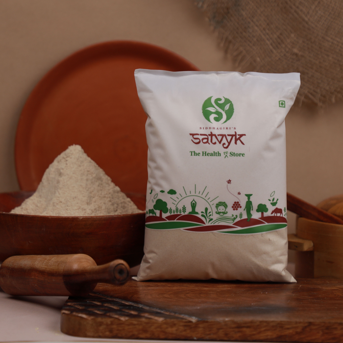 Ragi Millet Flour | Ragi Atta | Finger Millet Flour | Gluten-free, Pesticides free, Chemical free, Non GMO | Satvyk Ragi flour