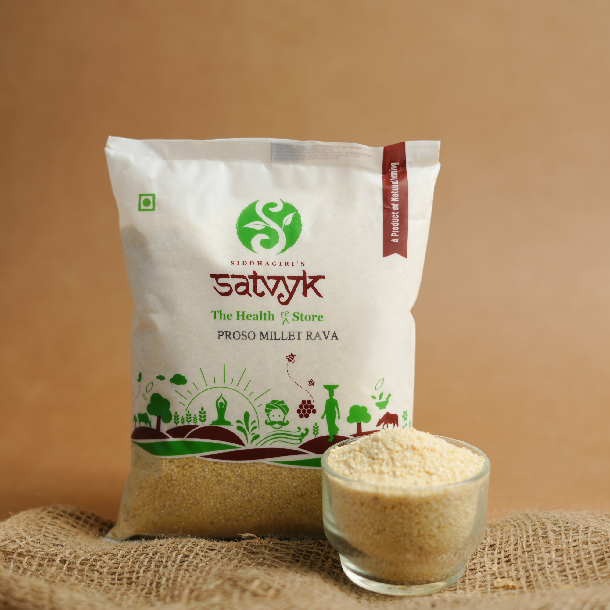 Proso Millet Rawa | Gluten-Free & Light on Stomach | Ideal for Upma, Idli & Tikki | High Fiber & Protein